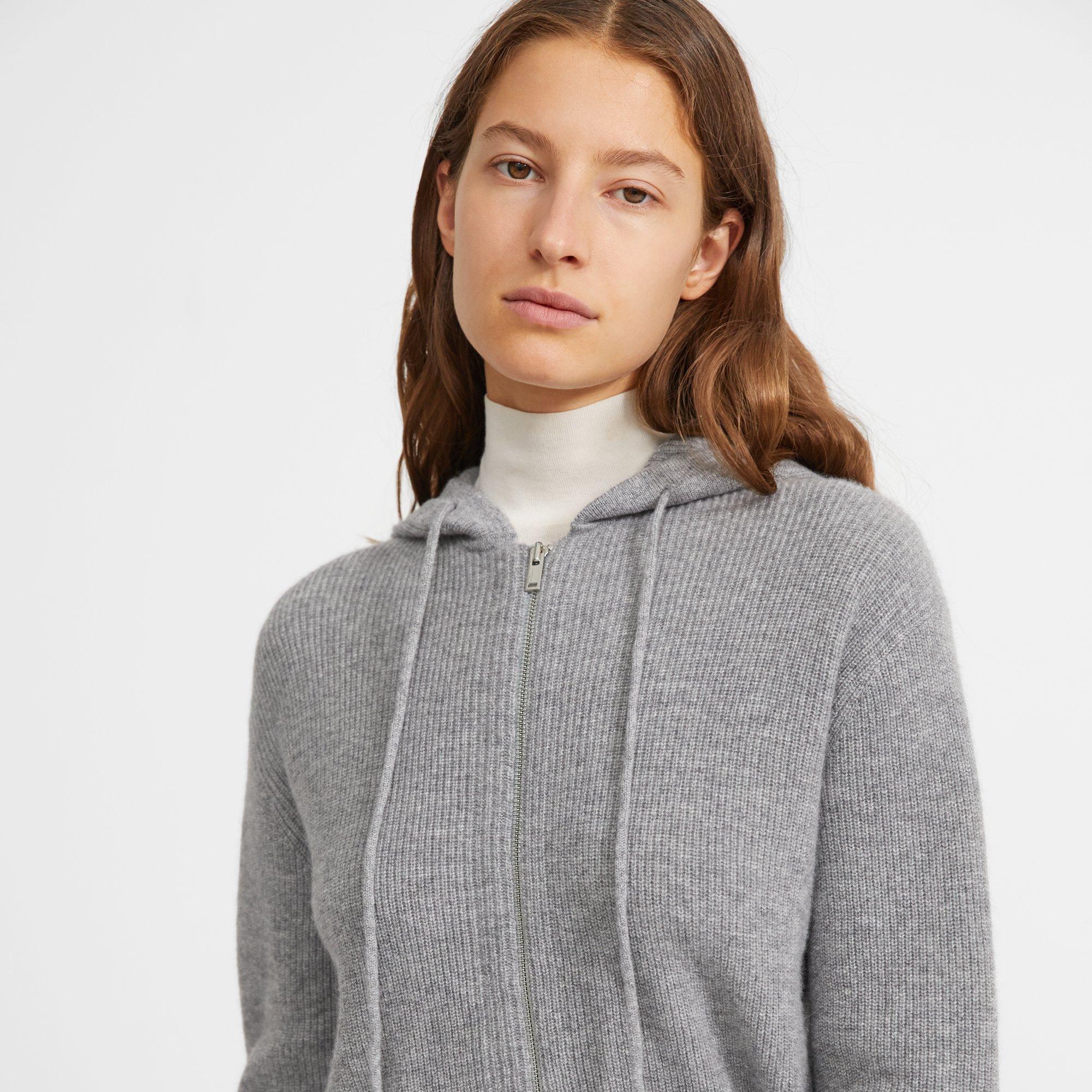 Cashmere Zip Hoodie 0 - click to view larger image