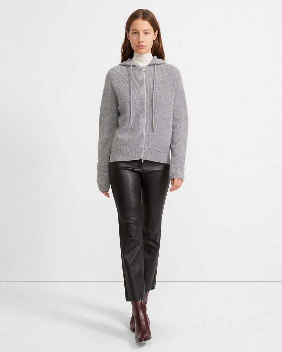 Cashmere Zip Hoodie 0 - click to view larger image