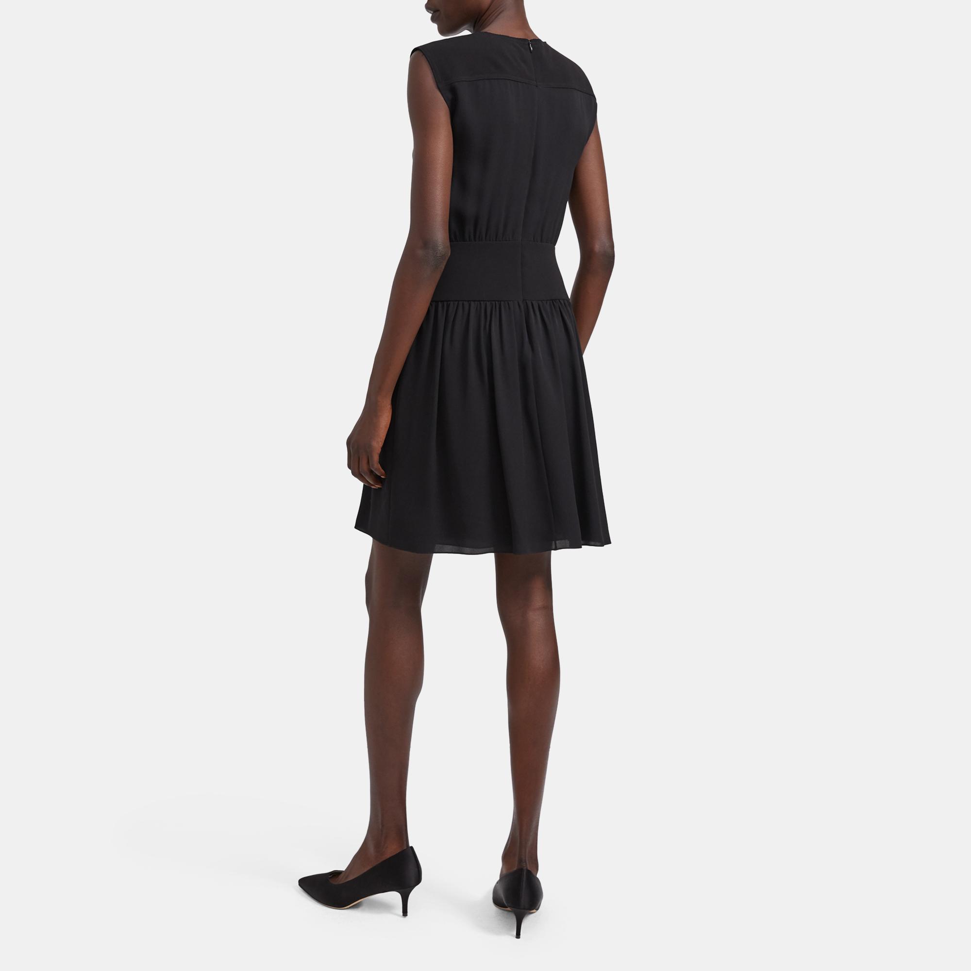 Blouson Dress in Silk