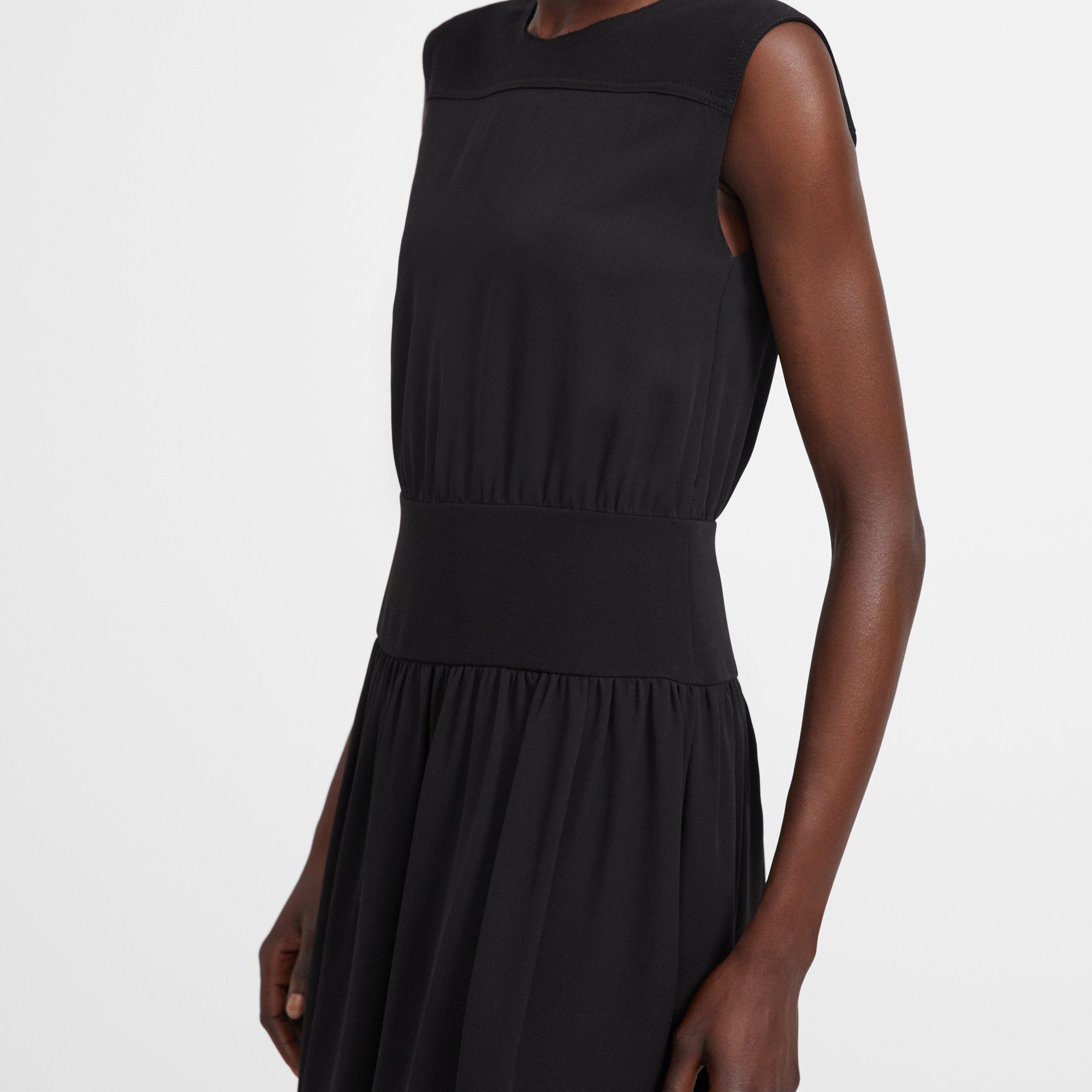 Blouson Dress in Silk 0 - click to view larger image