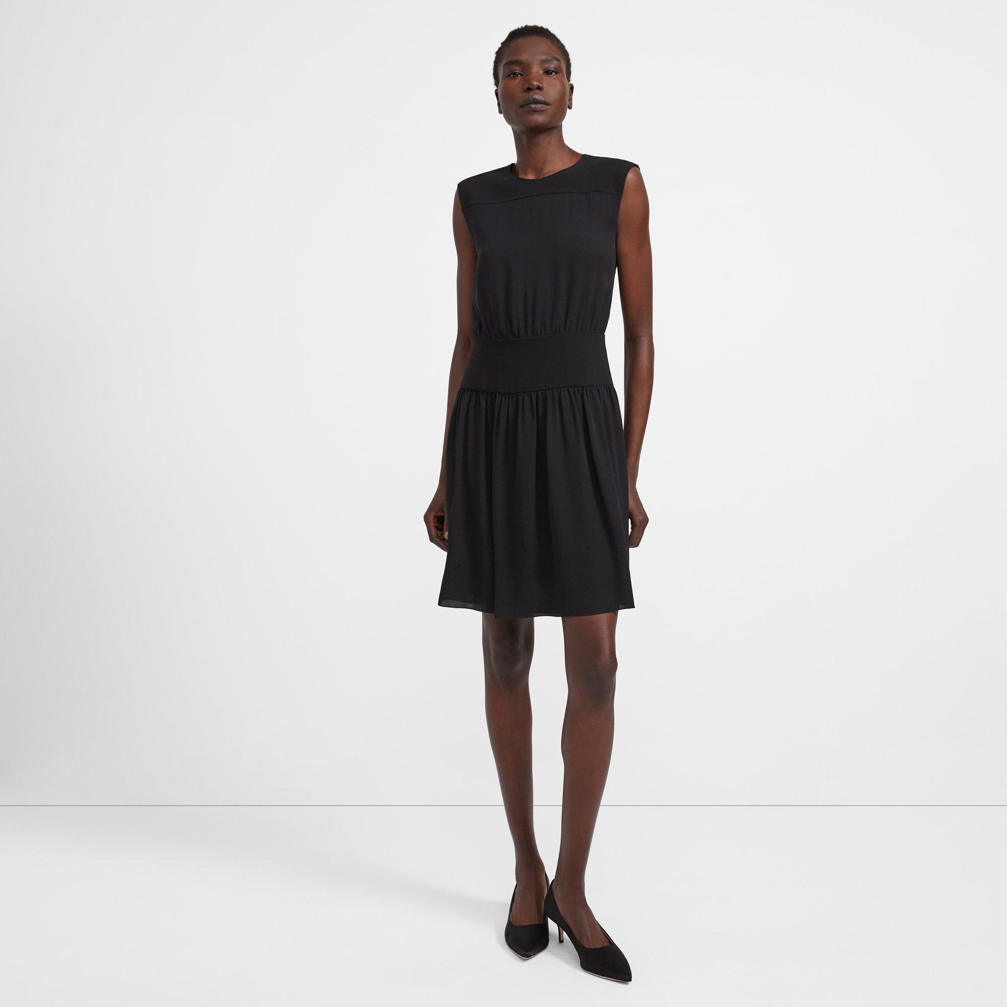 Blouson Dress in Silk 0 - click to view larger image
