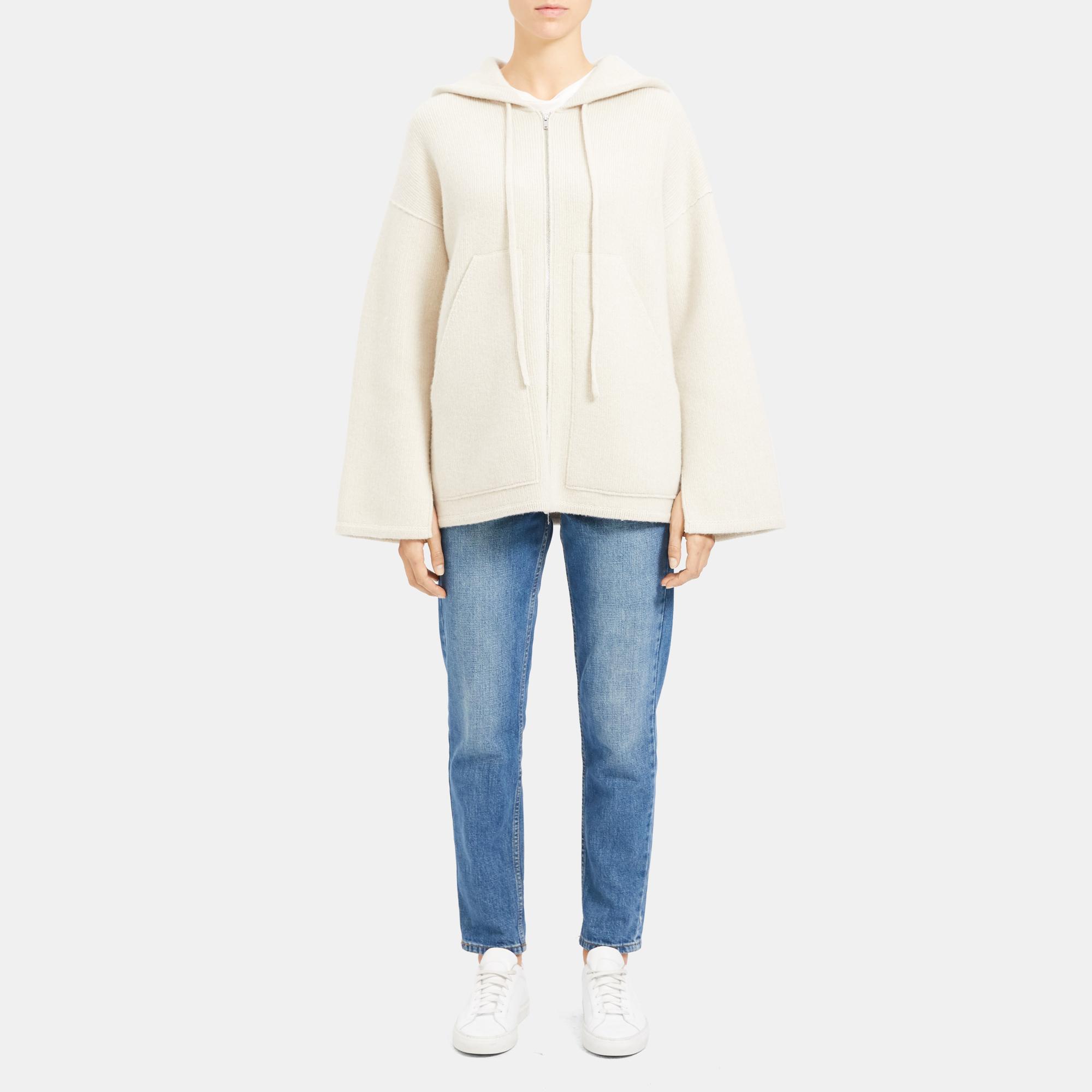 oversized hoodie with zipper