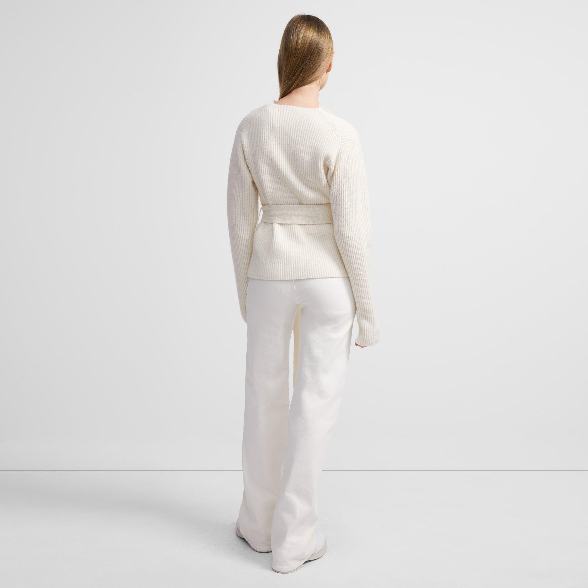 Felted Wool-Cashmere Jacket with Belt 0 - click to view larger image