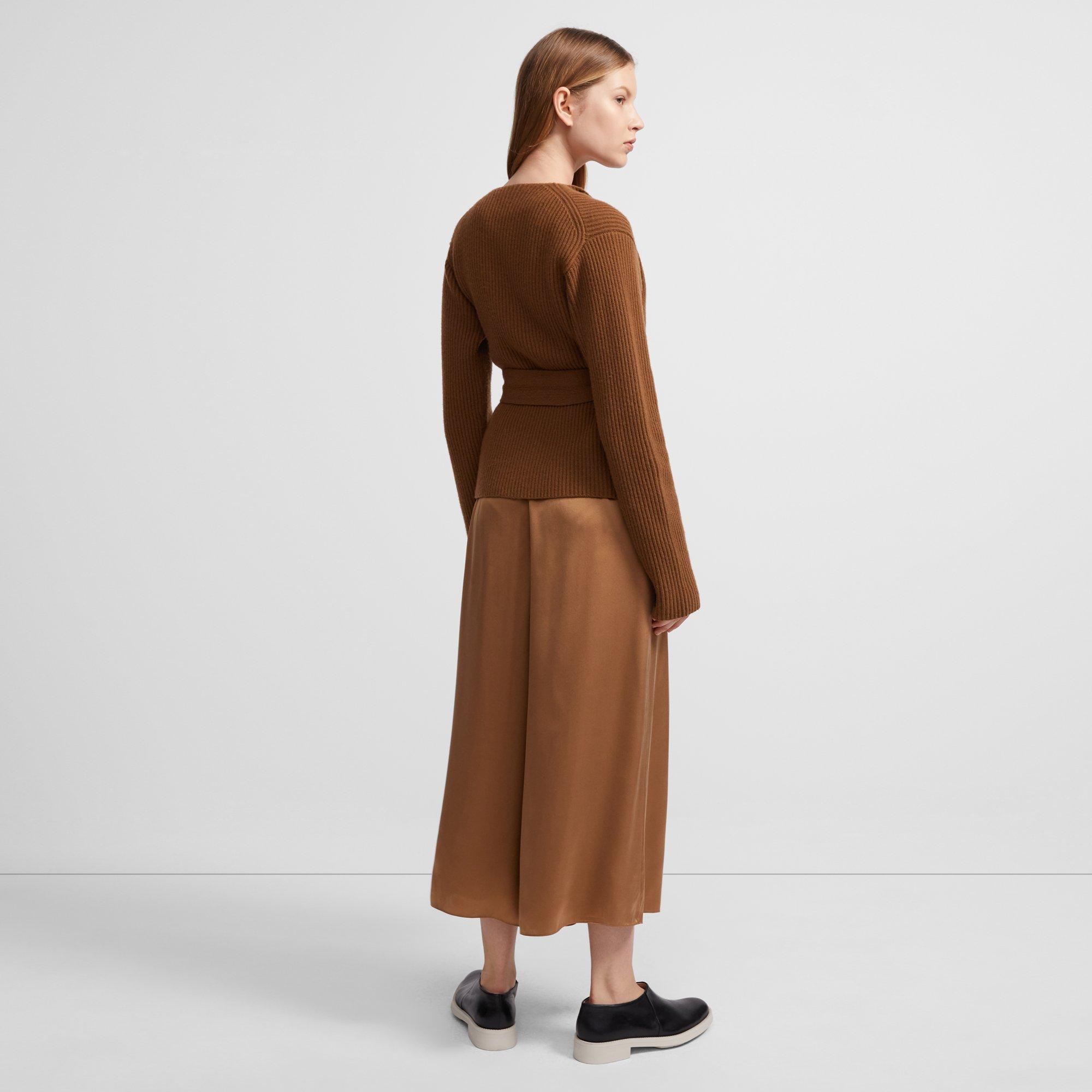 Felted Wool-Cashmere Jacket with Belt 0 - click to view larger image