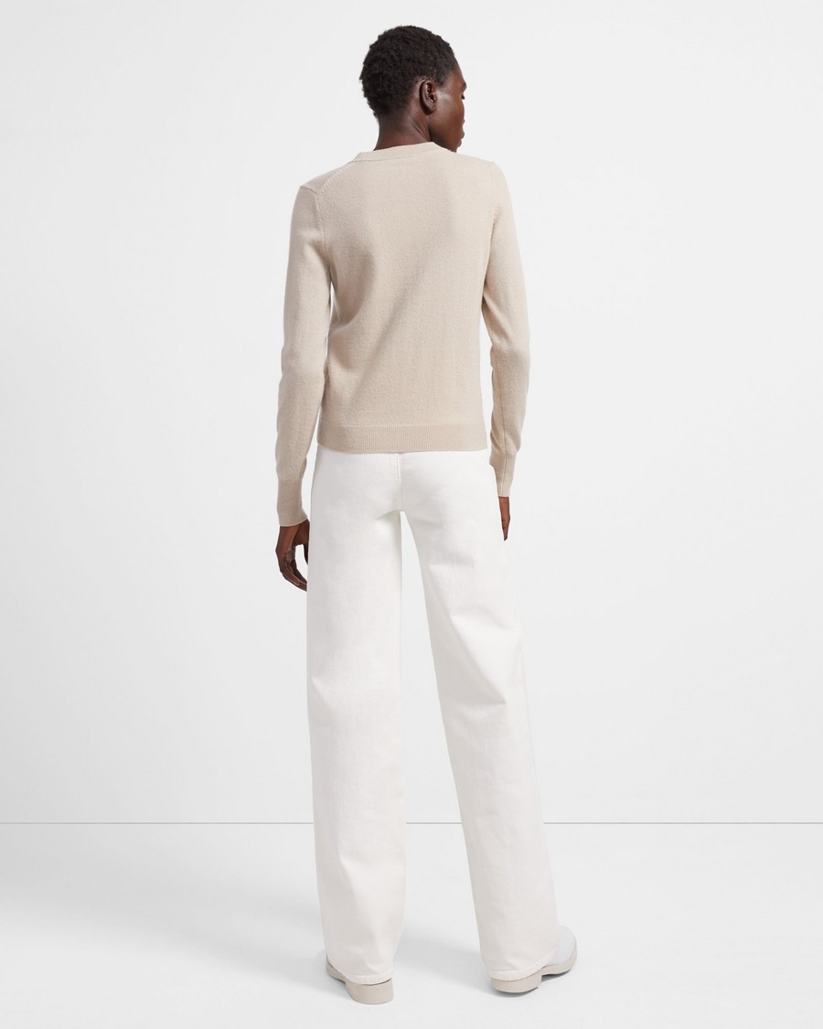 Henley Sweater in Cashmere 0 - click to view larger image