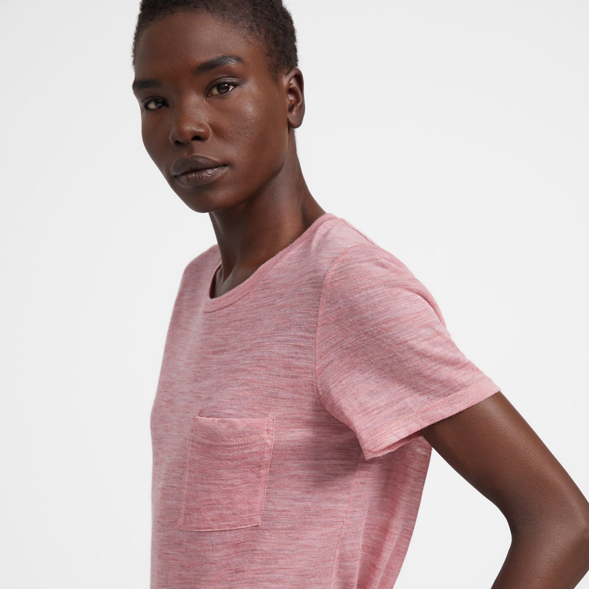 Easy Pocket Tee in Wool Jersey 0 - click to view larger image