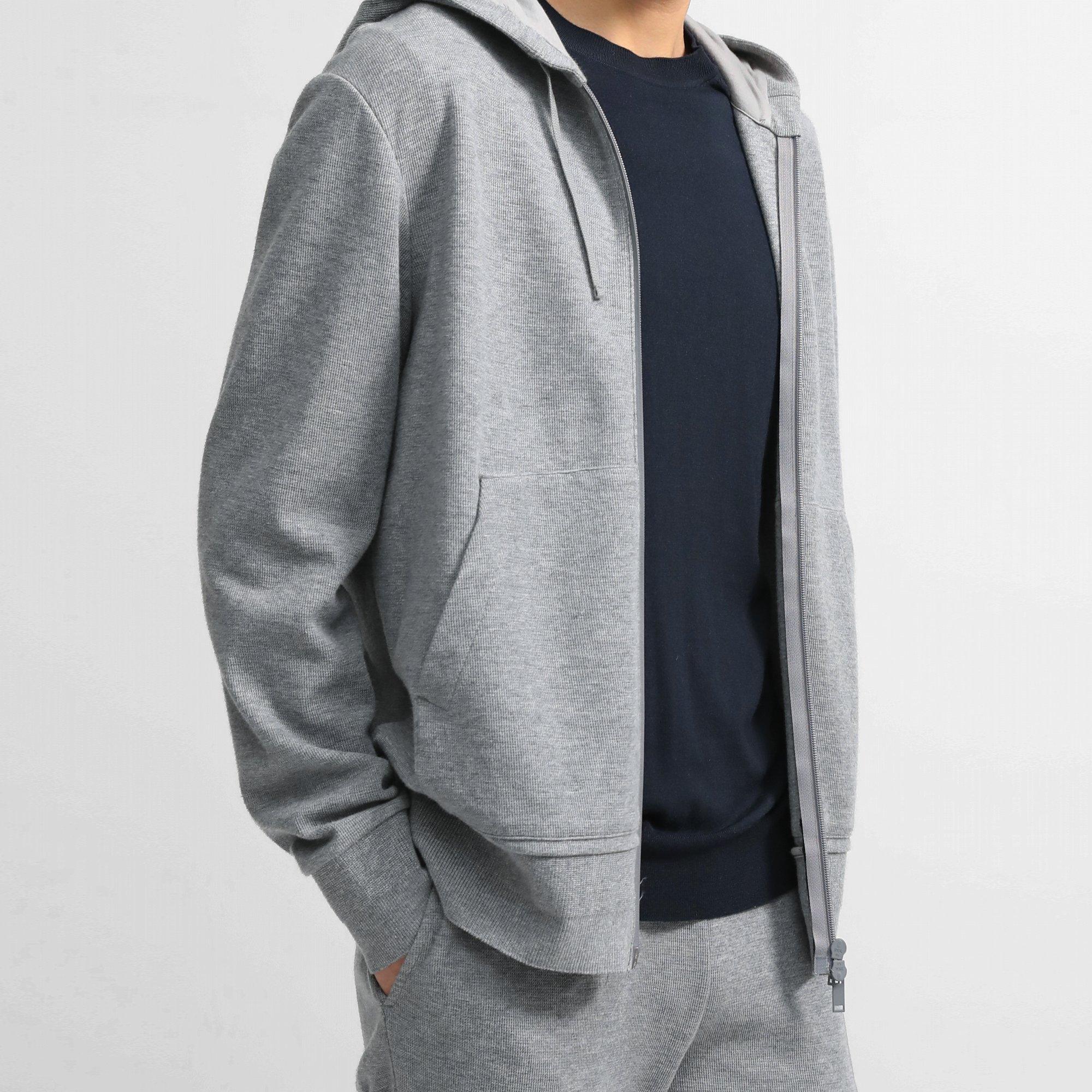 organic zip hoodie