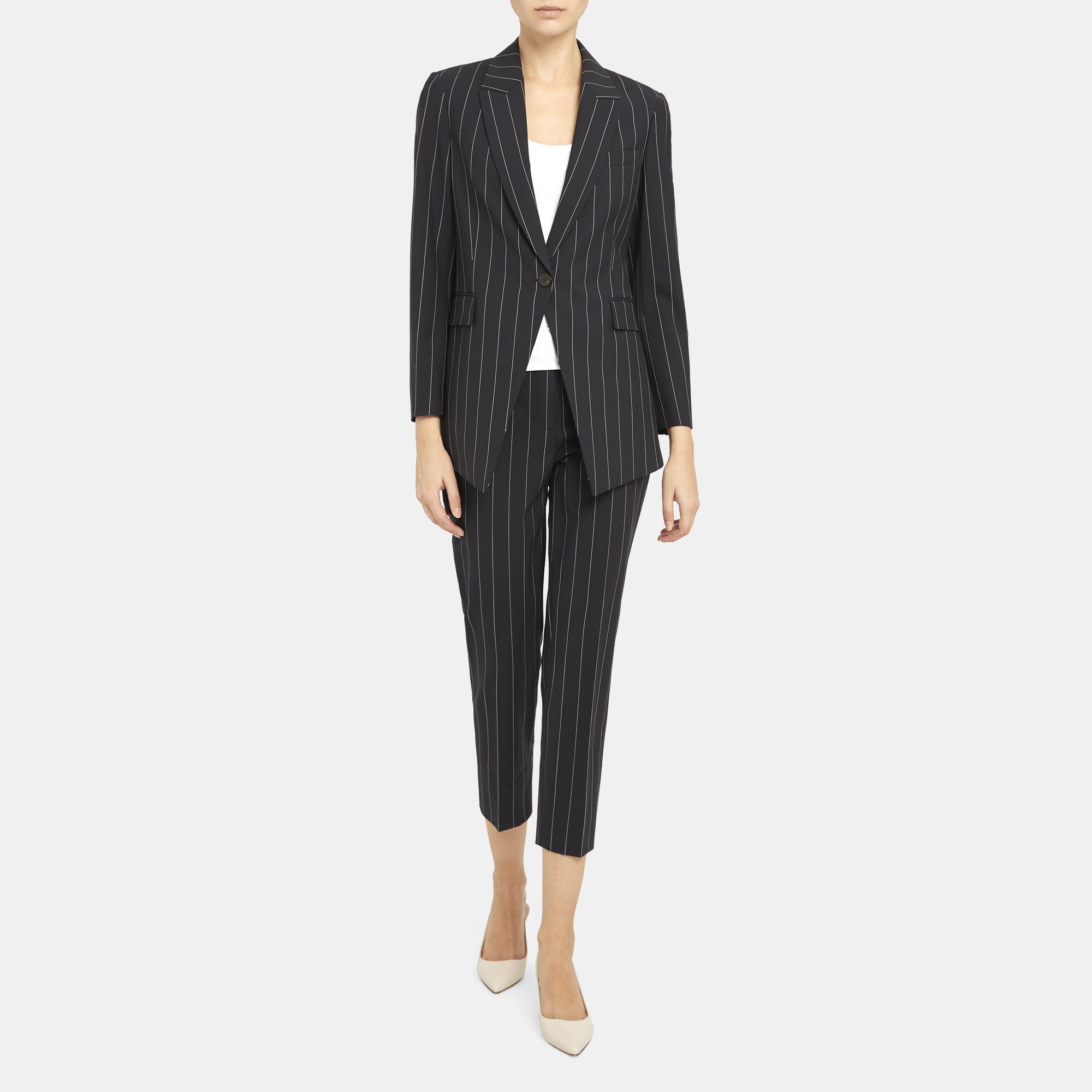 theory good wool blazer dress