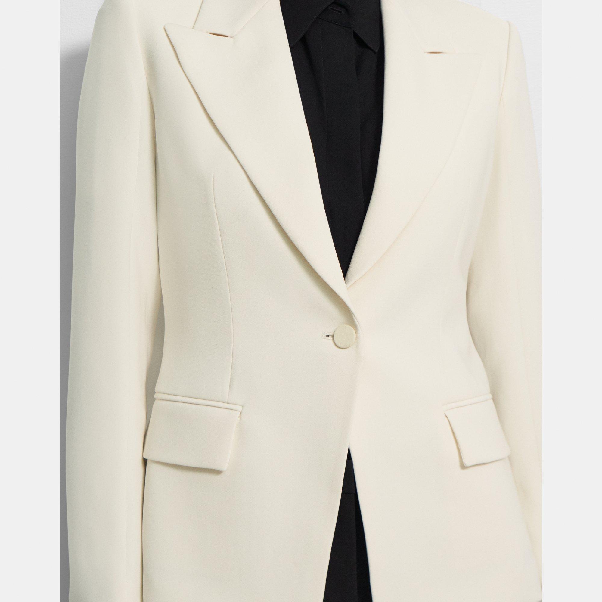 theory admiral crepe blazer dress
