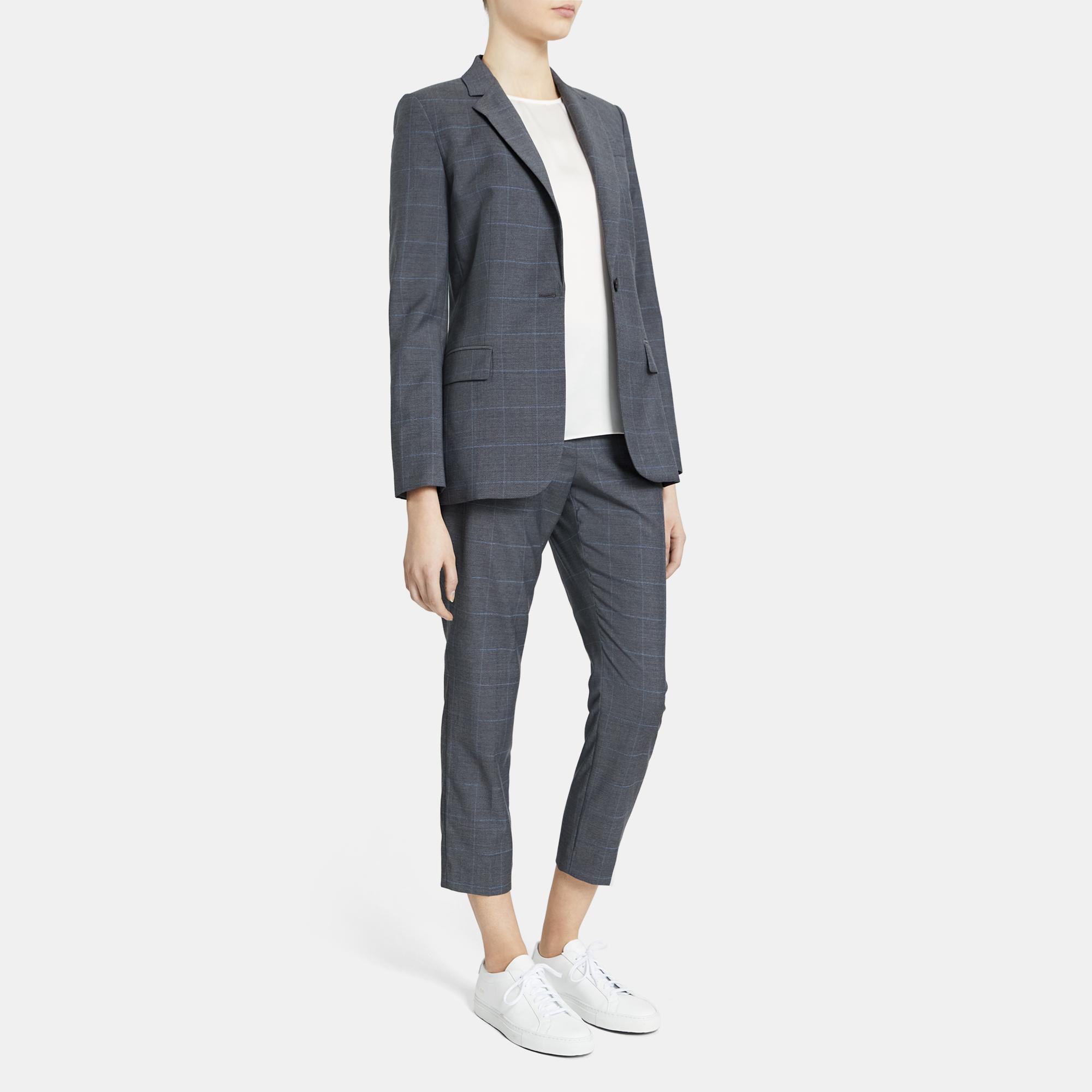 Staple Blazer in Space Dyed Grid 0 - click to view larger image