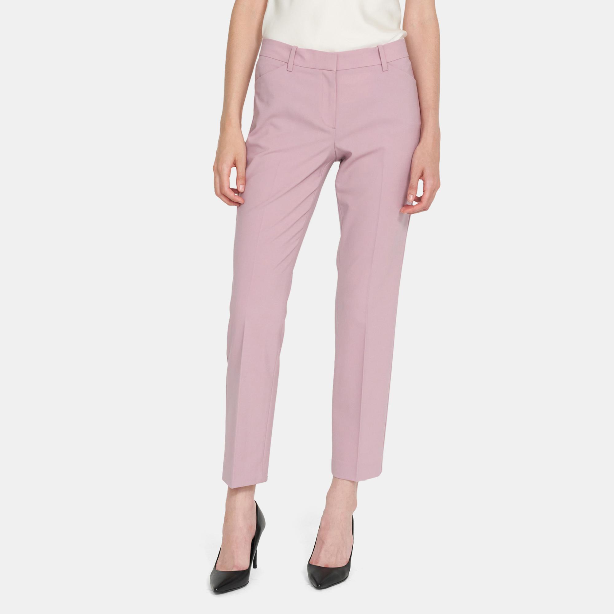 theory stretch wool slim pant