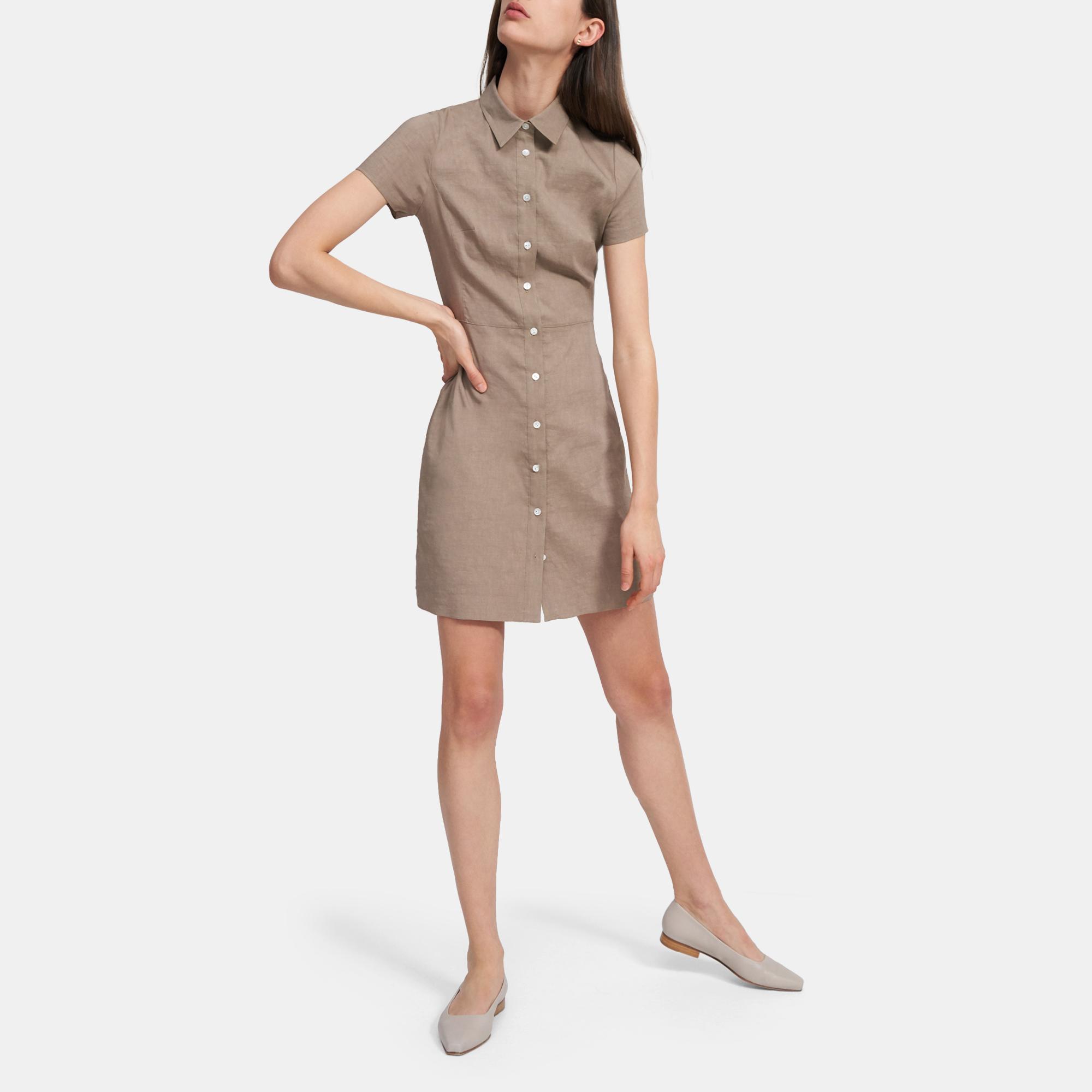 theory linen dress