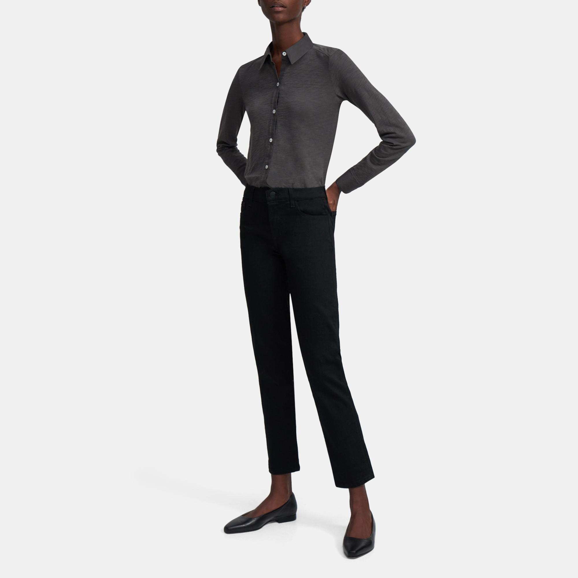 Button Up Shirt in Organic Cotton 0 - click to view larger image