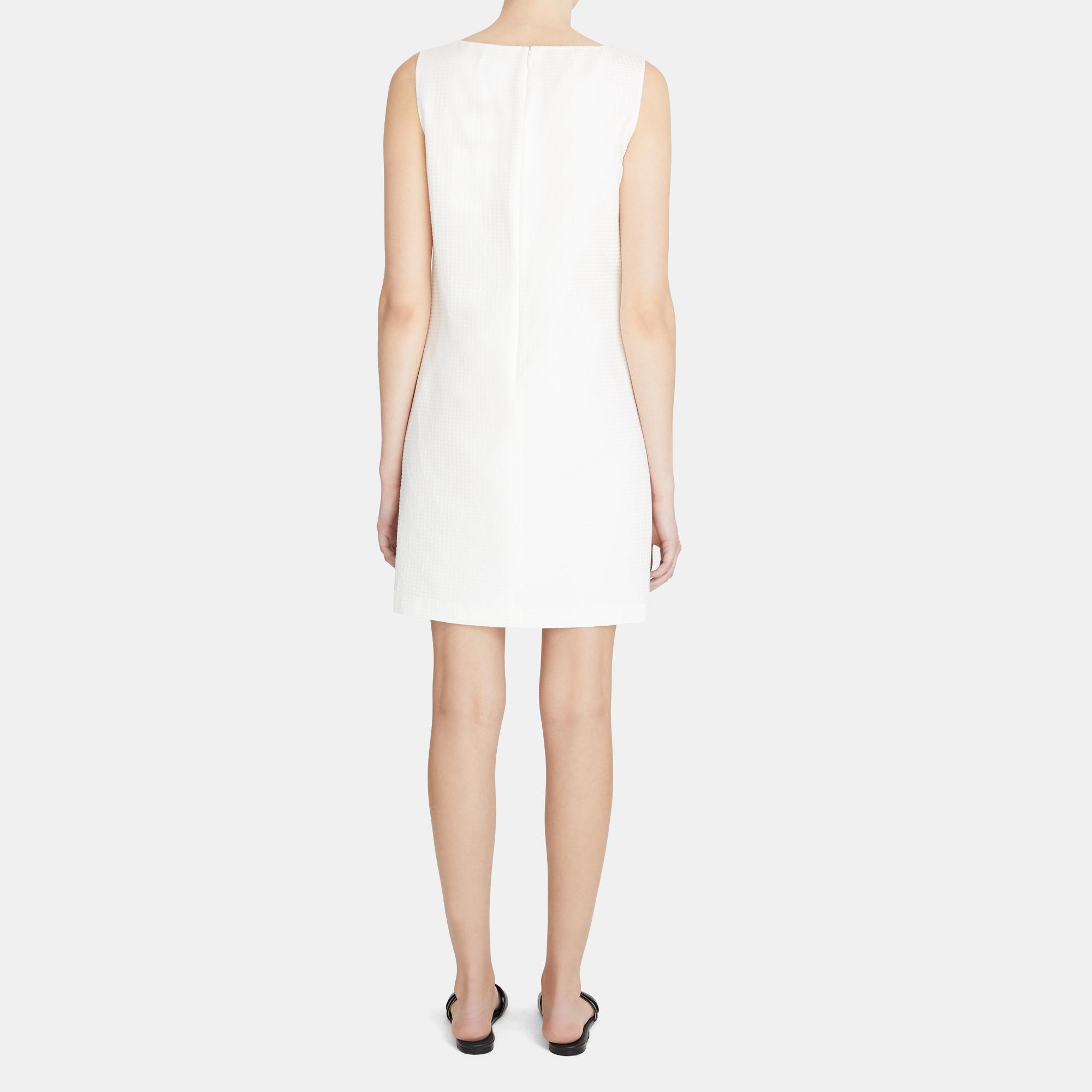 scoop neck shift dress