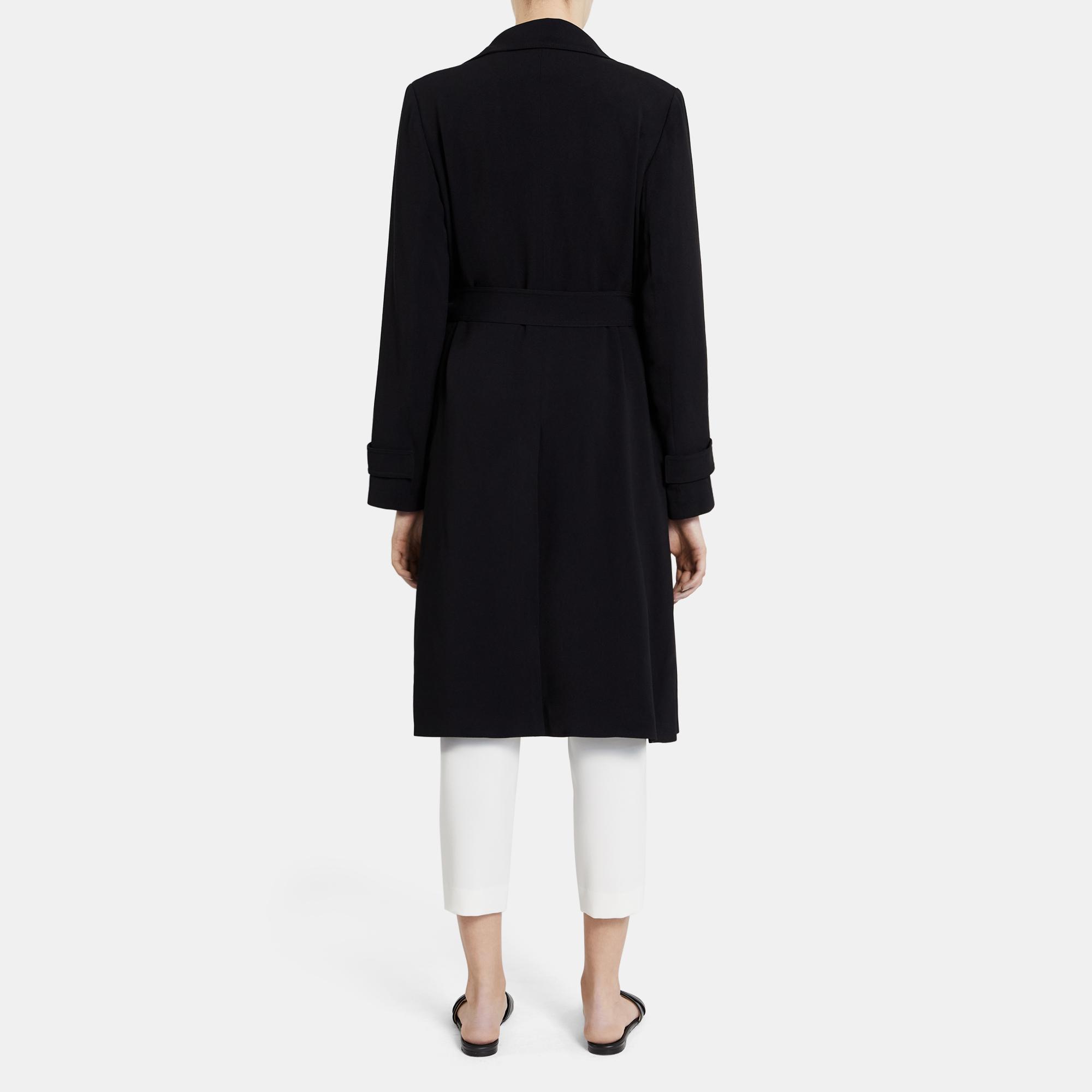 Oaklane Trench Coat in Rosina Crepe 0 - click to view larger image