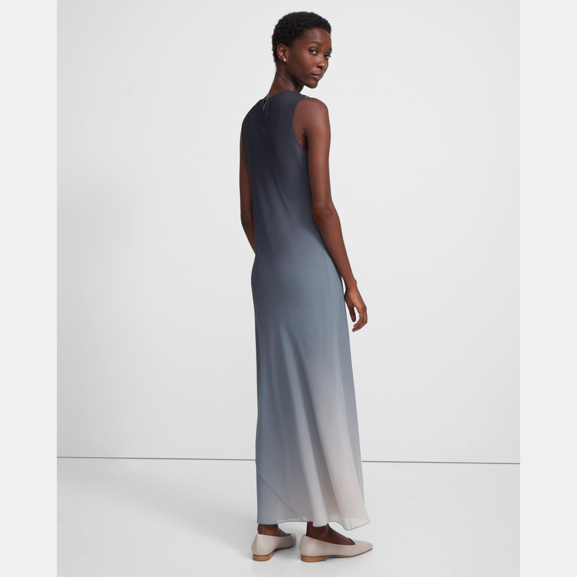 ombre slip dress