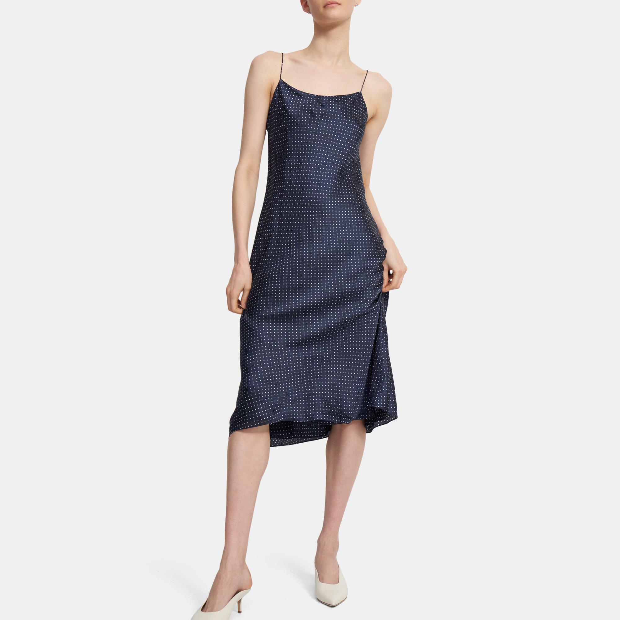 cupro slip dress