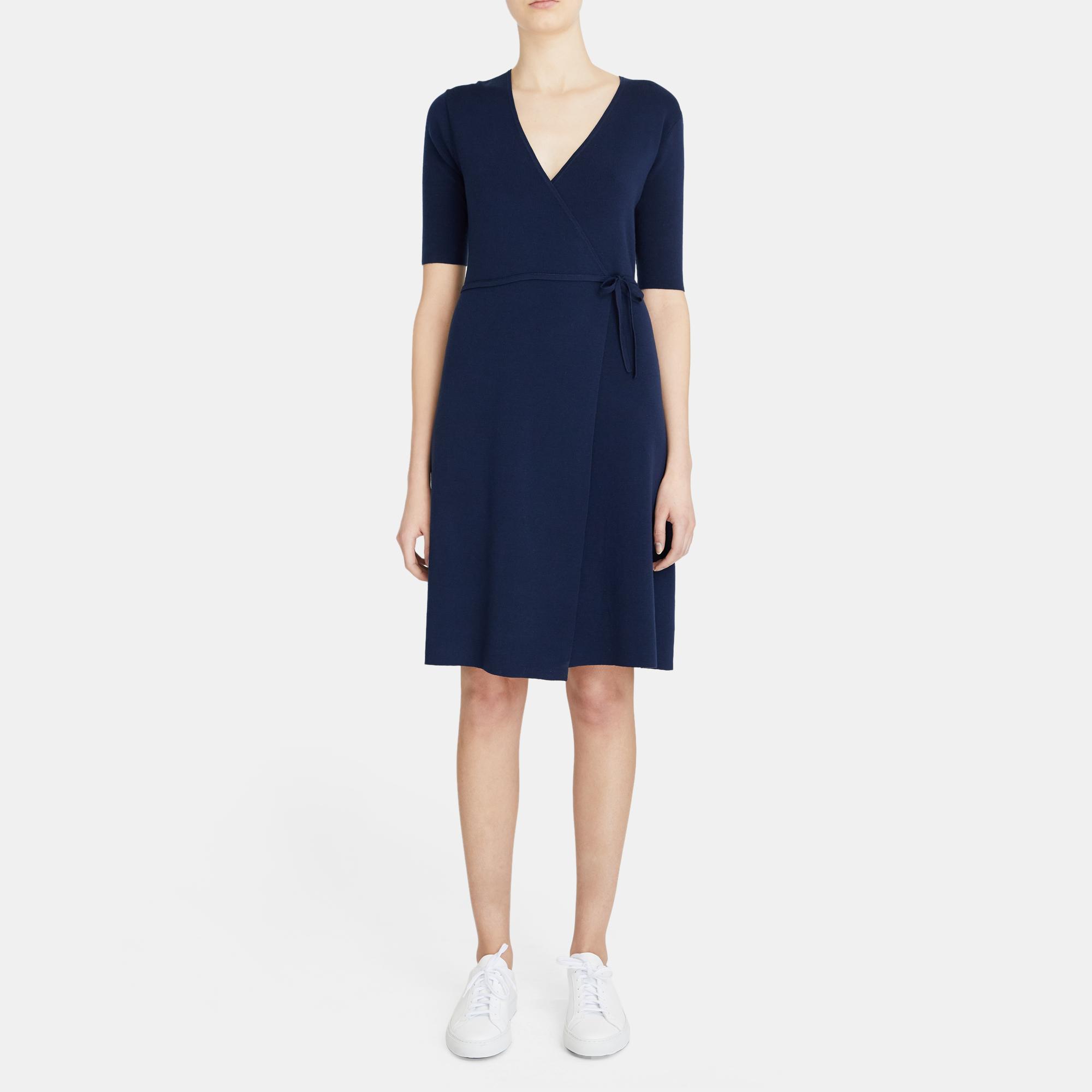 theory wrap dress