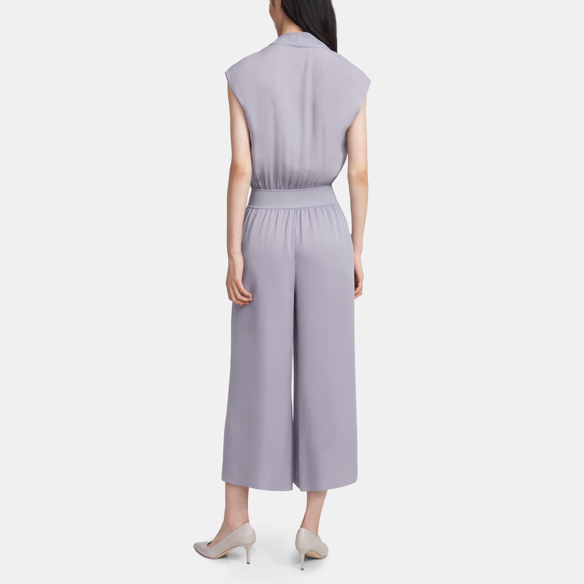 theory silk jumpsuit