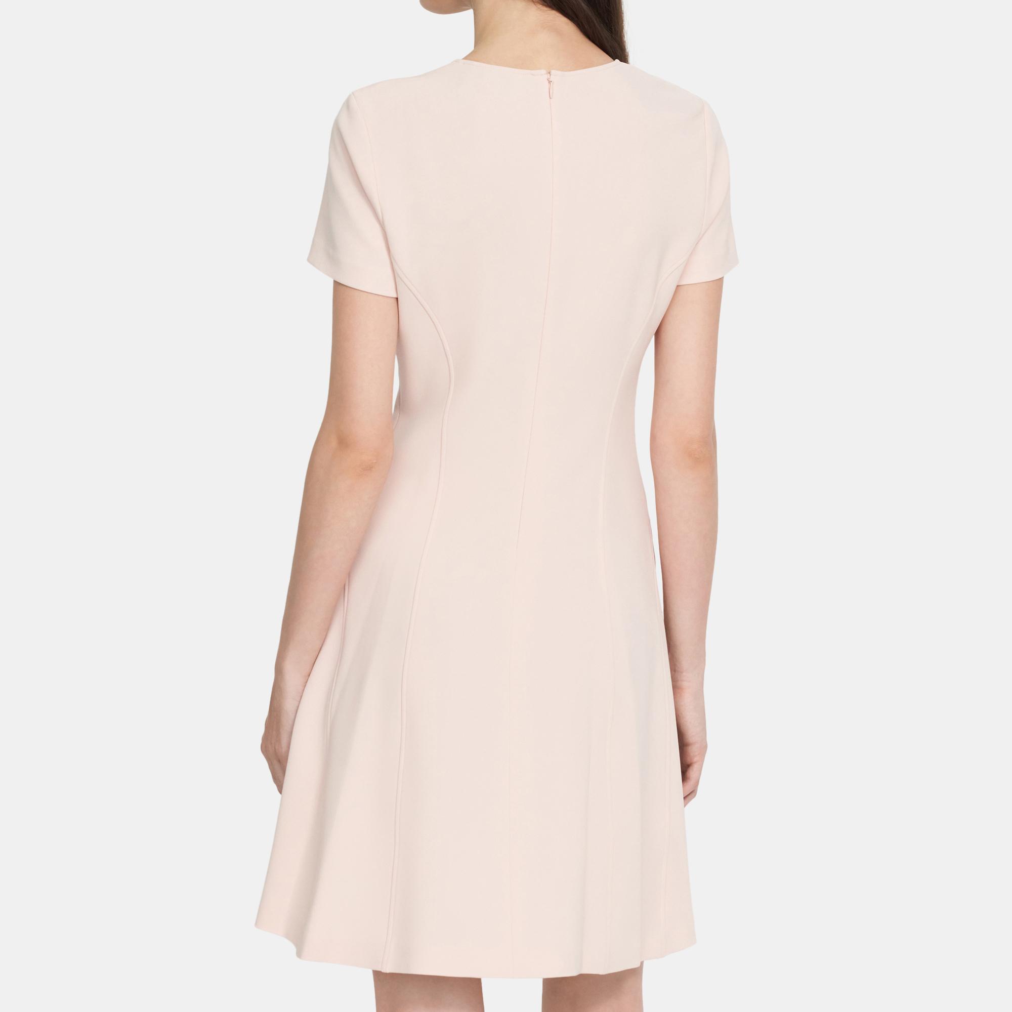 theory modern seamed shift dress