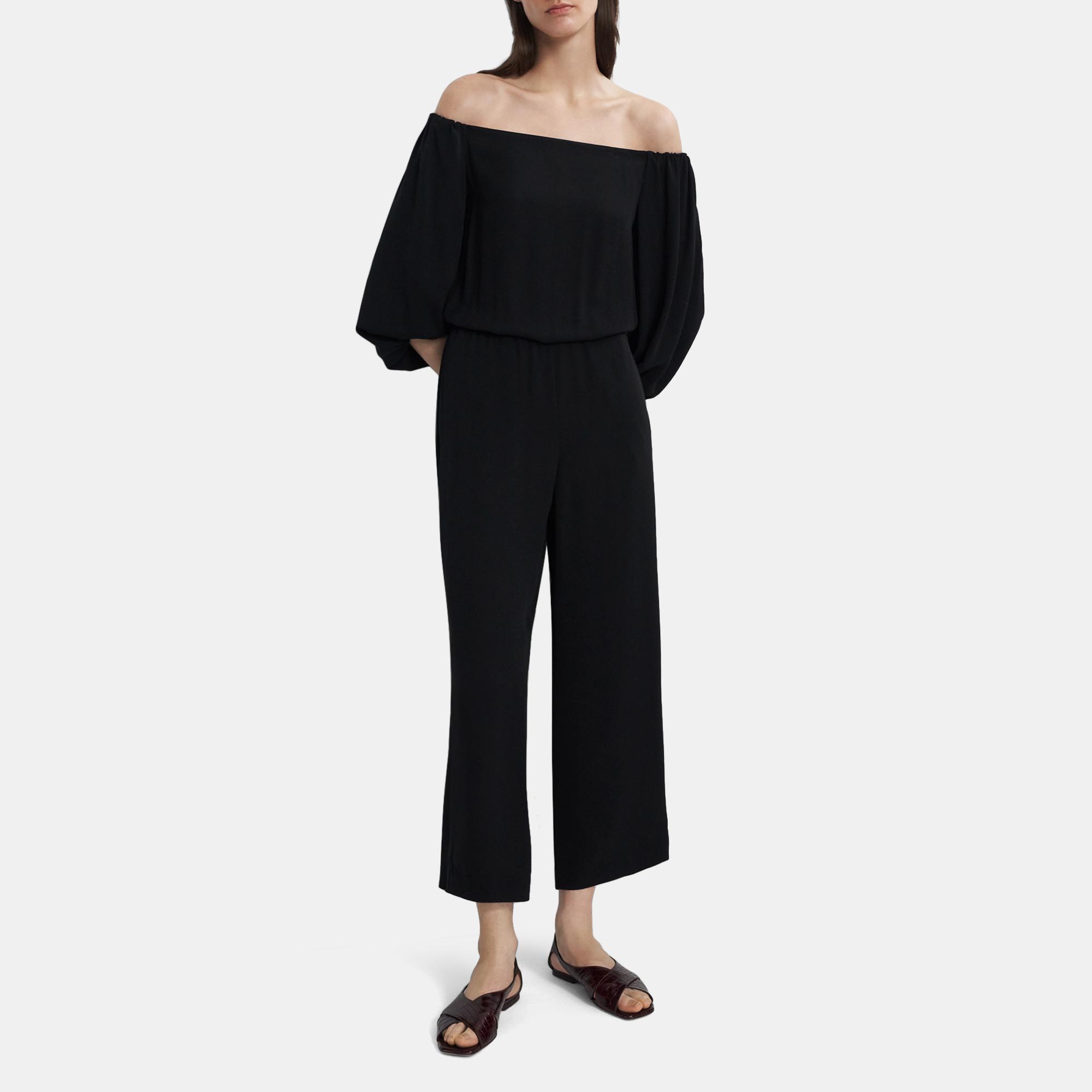 theory strapless jumpsuit