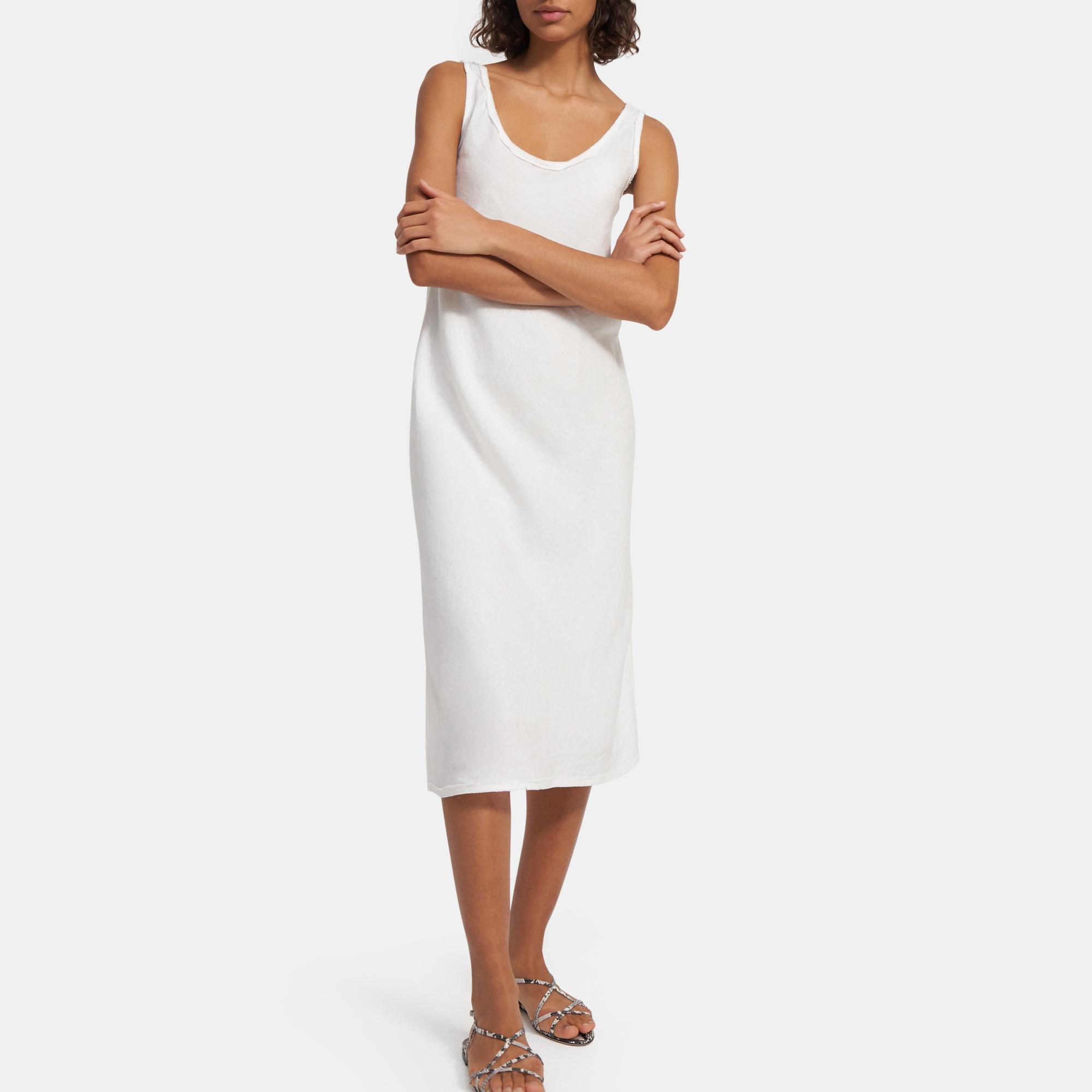 linen tank dress