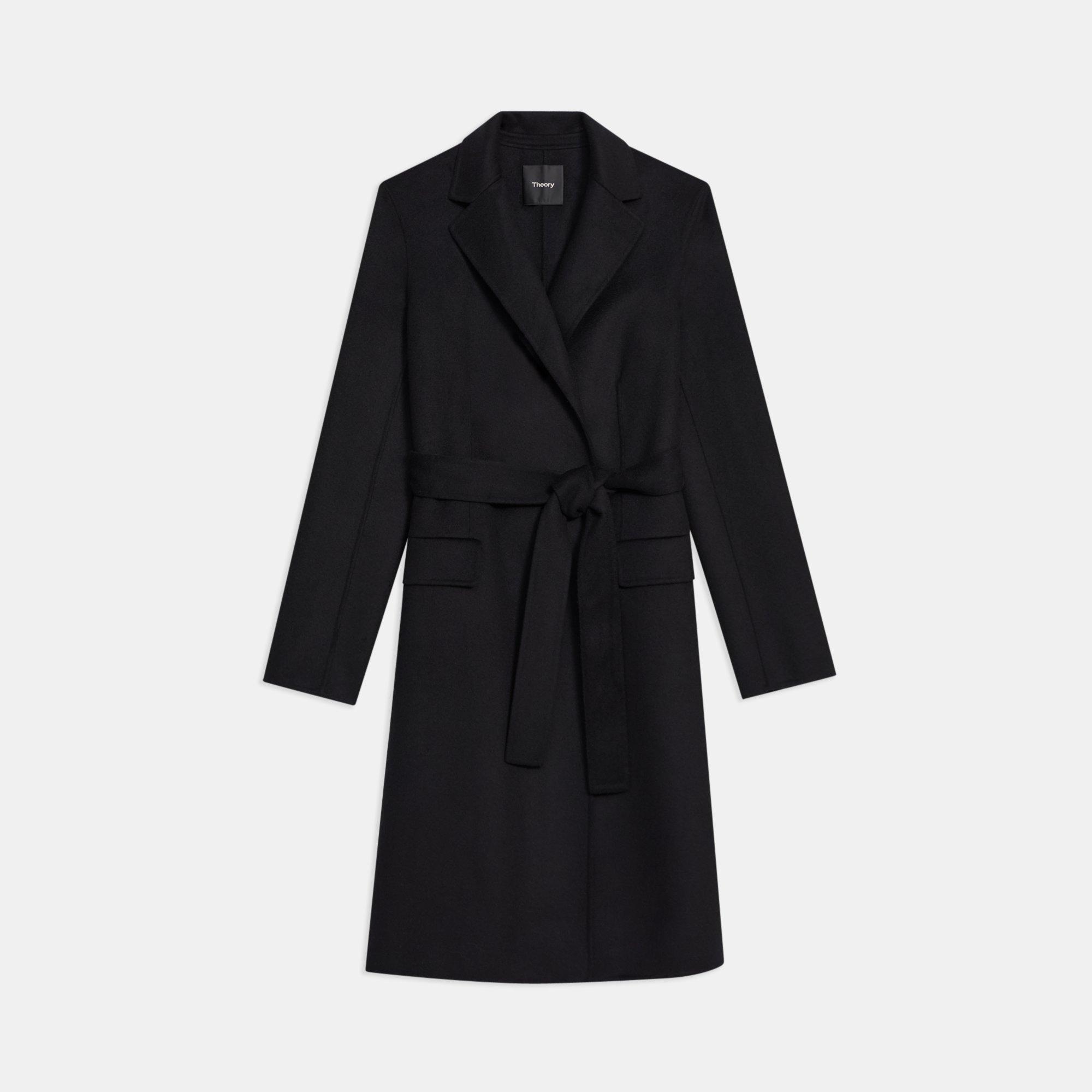 theory wool cashmere robe jacket