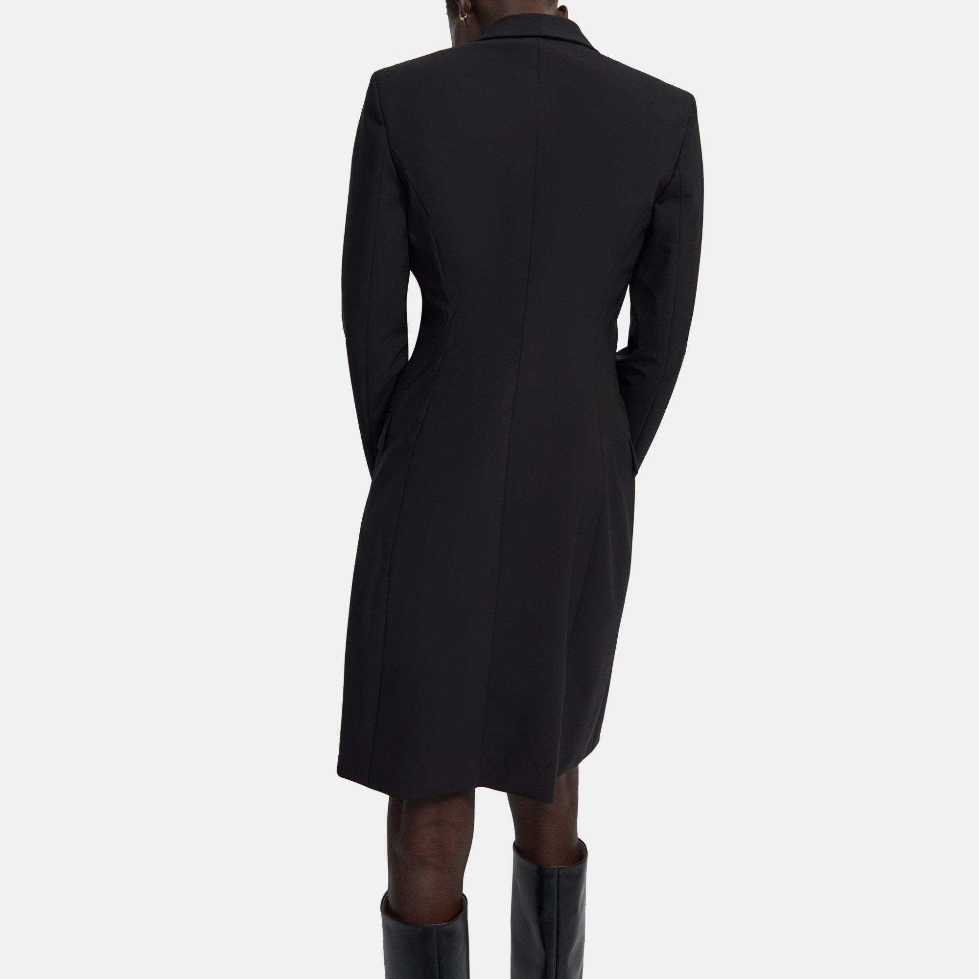 theory wool blazer dress