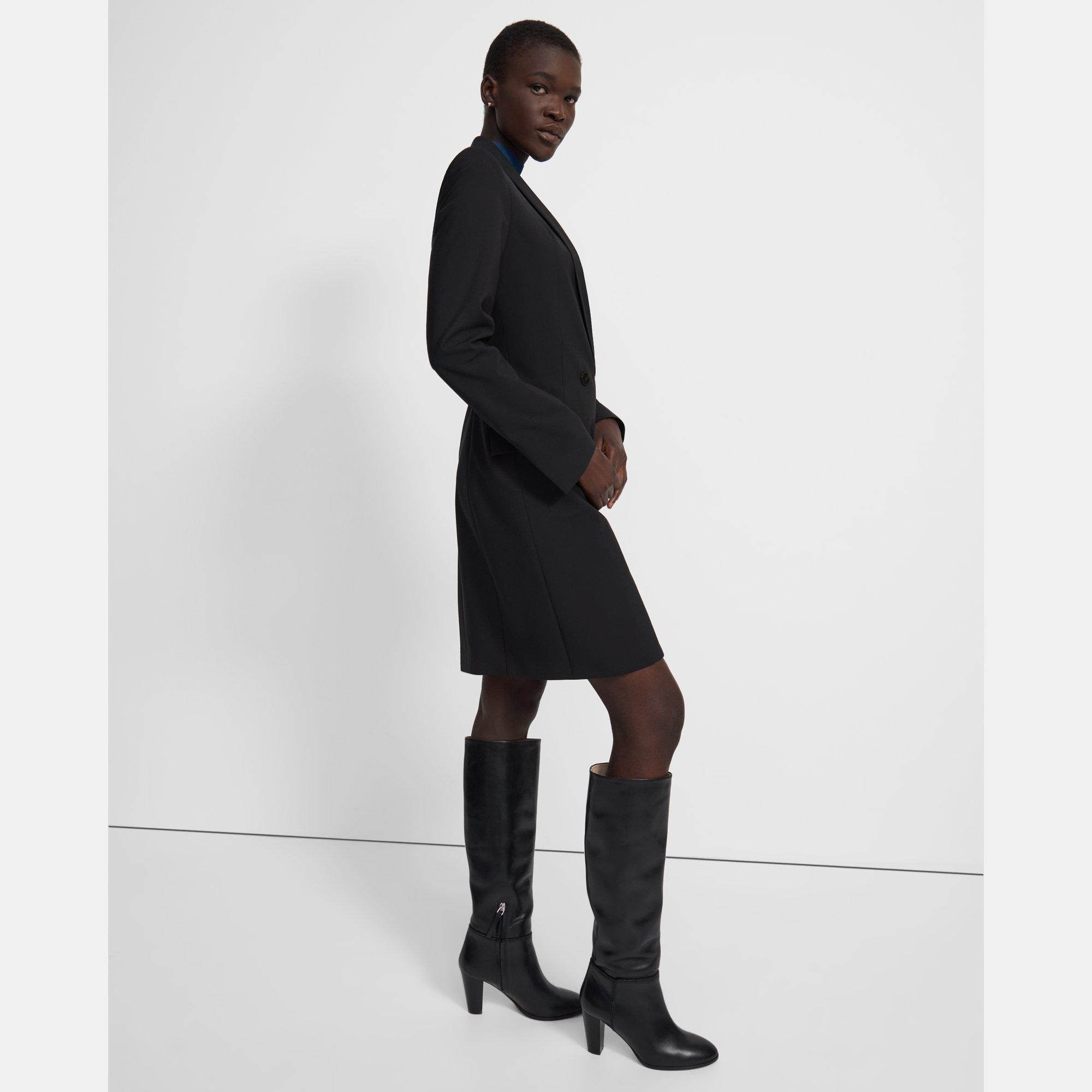 theory good wool blazer dress