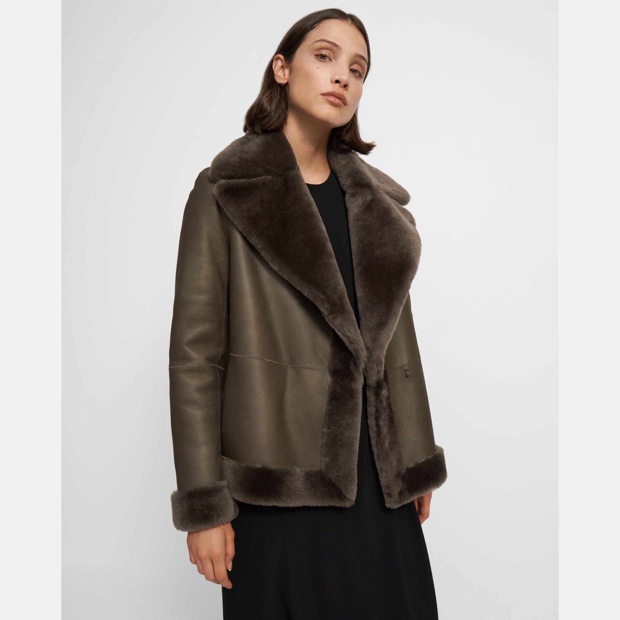 theory shearling jacket