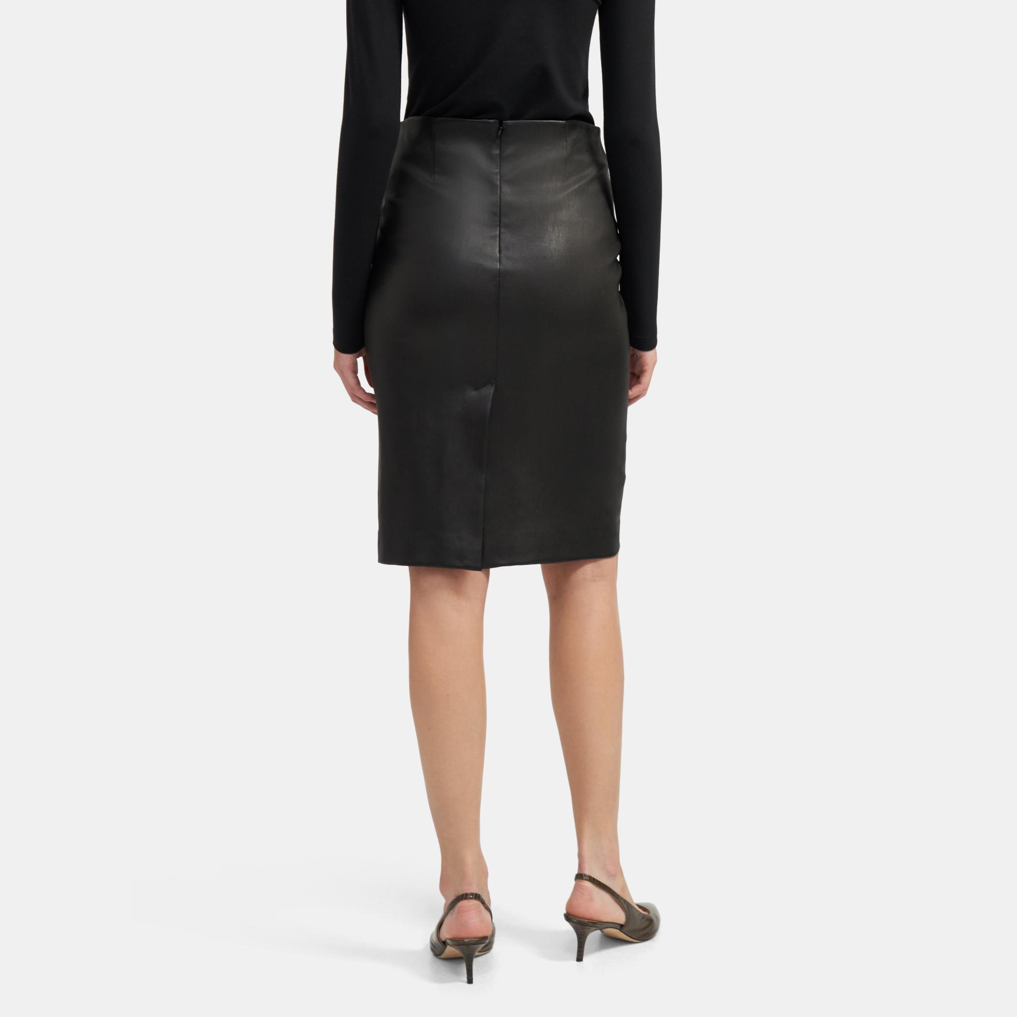 Alfani Below-Knee Pencil Skirt - Slim Fit Professional Skirt With Back Zipper, Size S/4