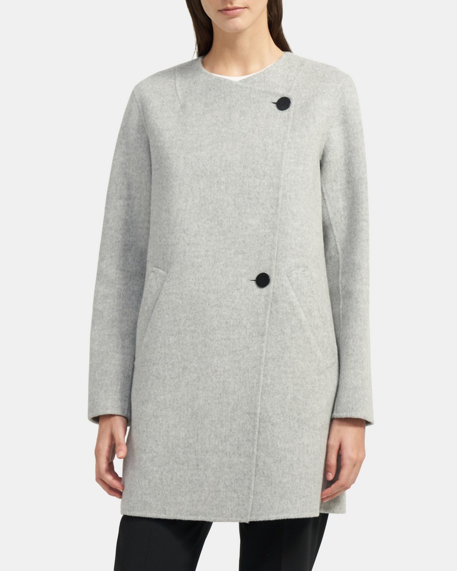 Nyma Coat in Double-Face Wool-Cashmere