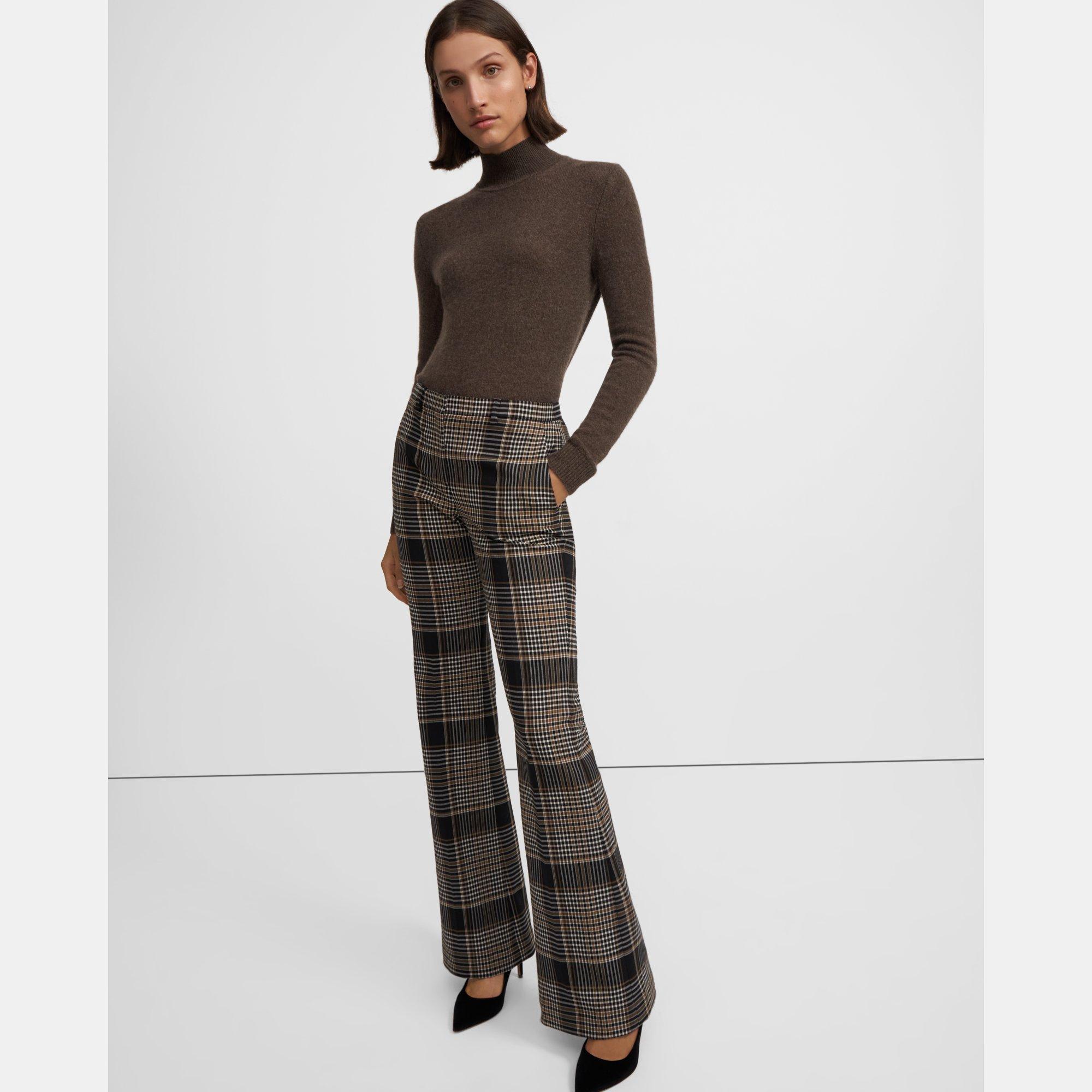 theory plaid pants