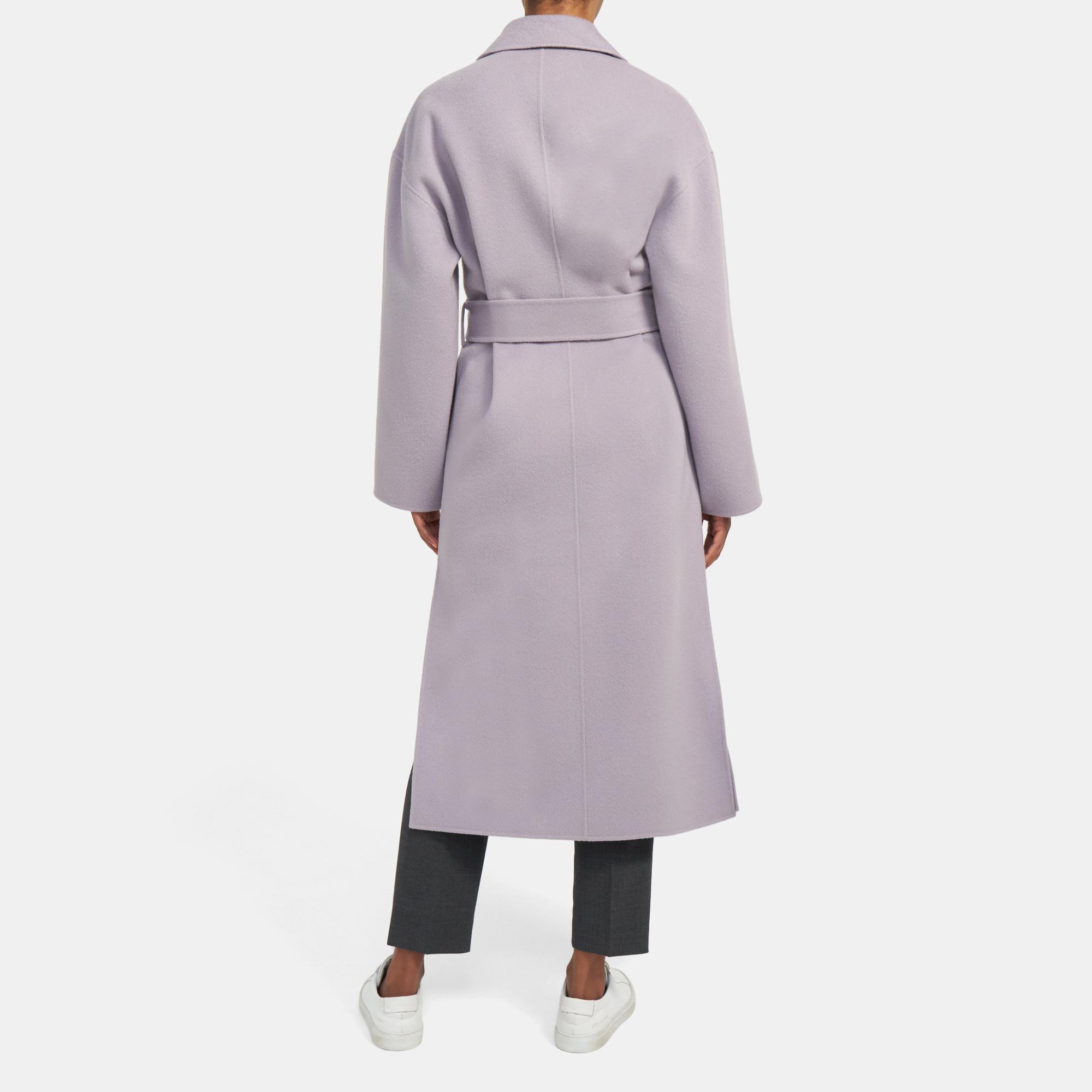 theory wool cashmere robe jacket