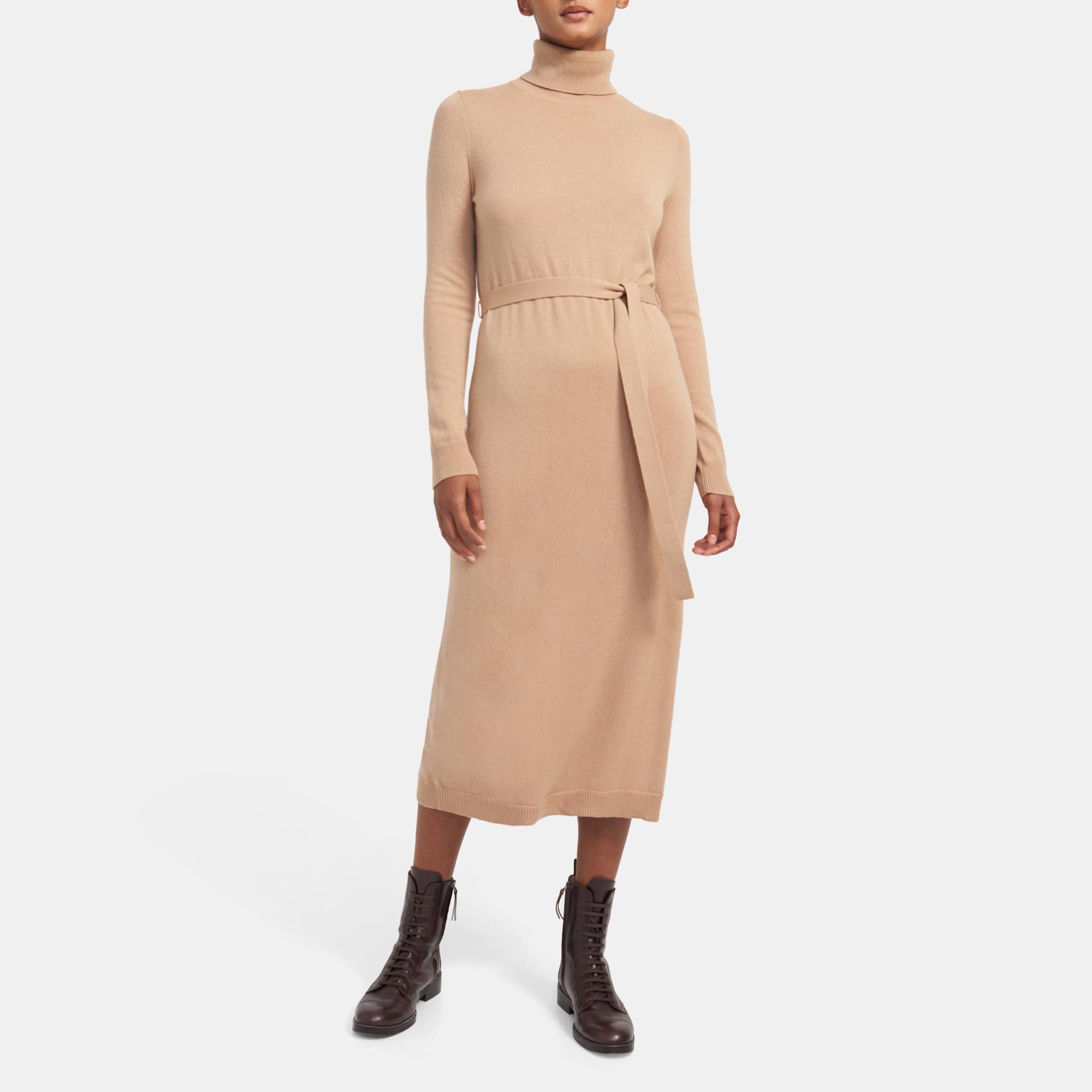 midi turtleneck dress