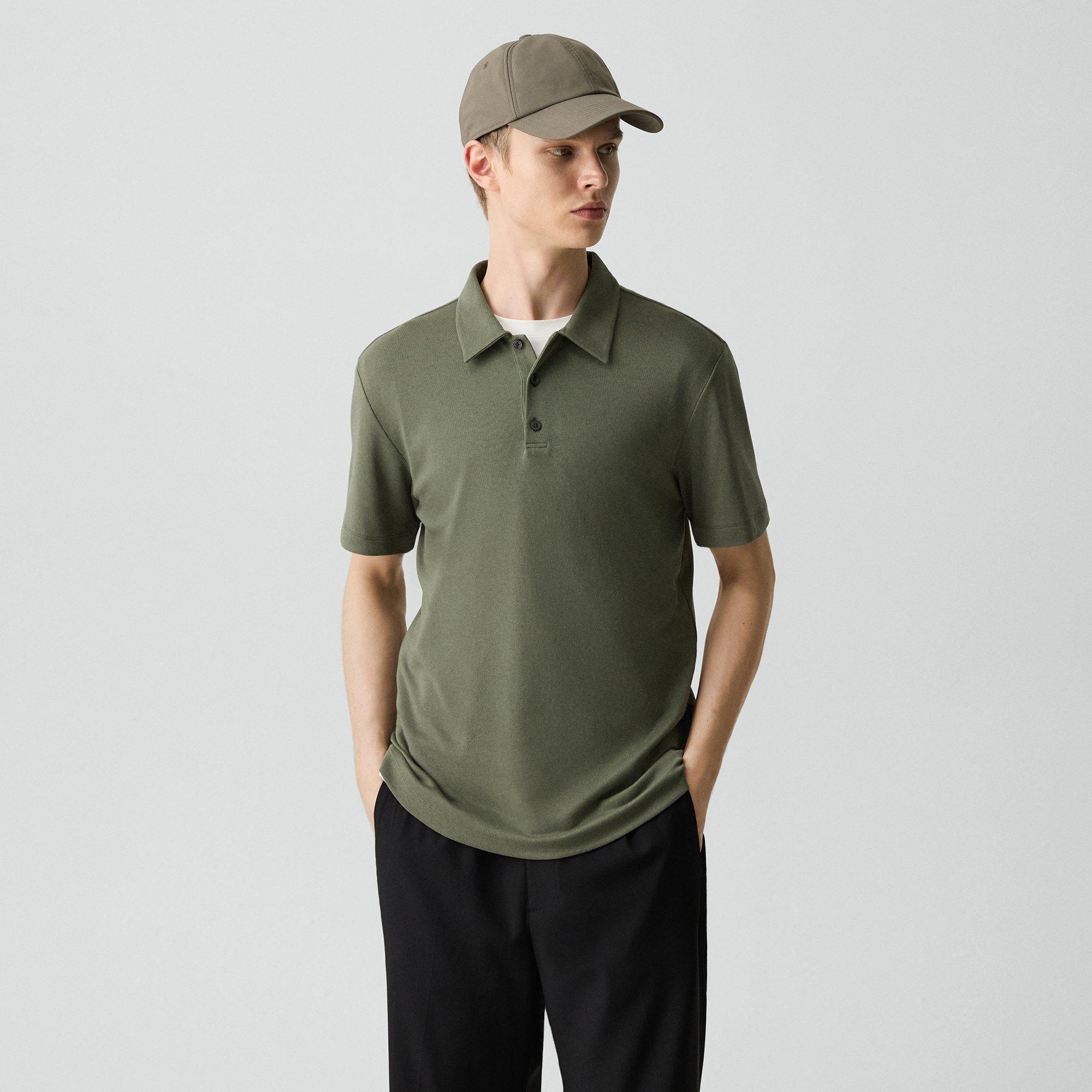 Bron Polo Shirt in Anemone Modal Jersey