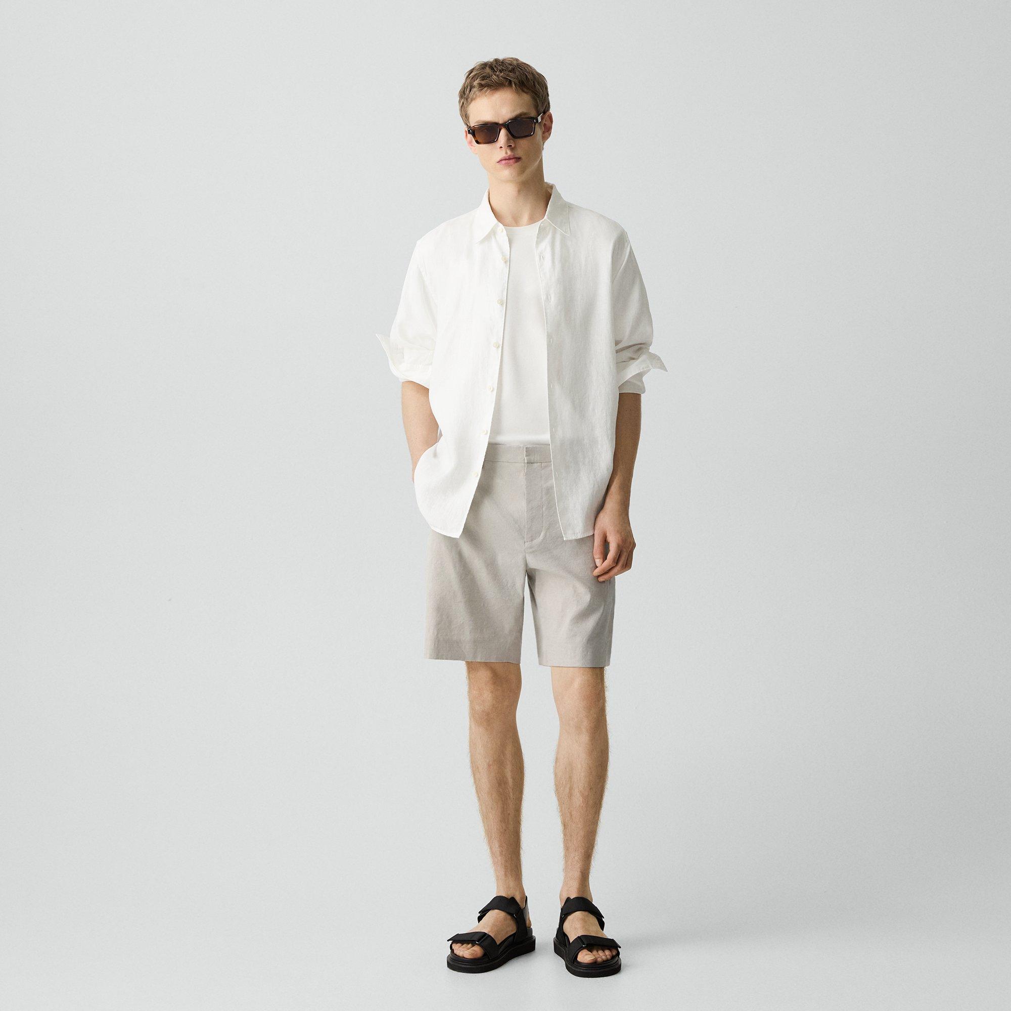 Men & apos;s Organic Linen Classic Fit Shorts