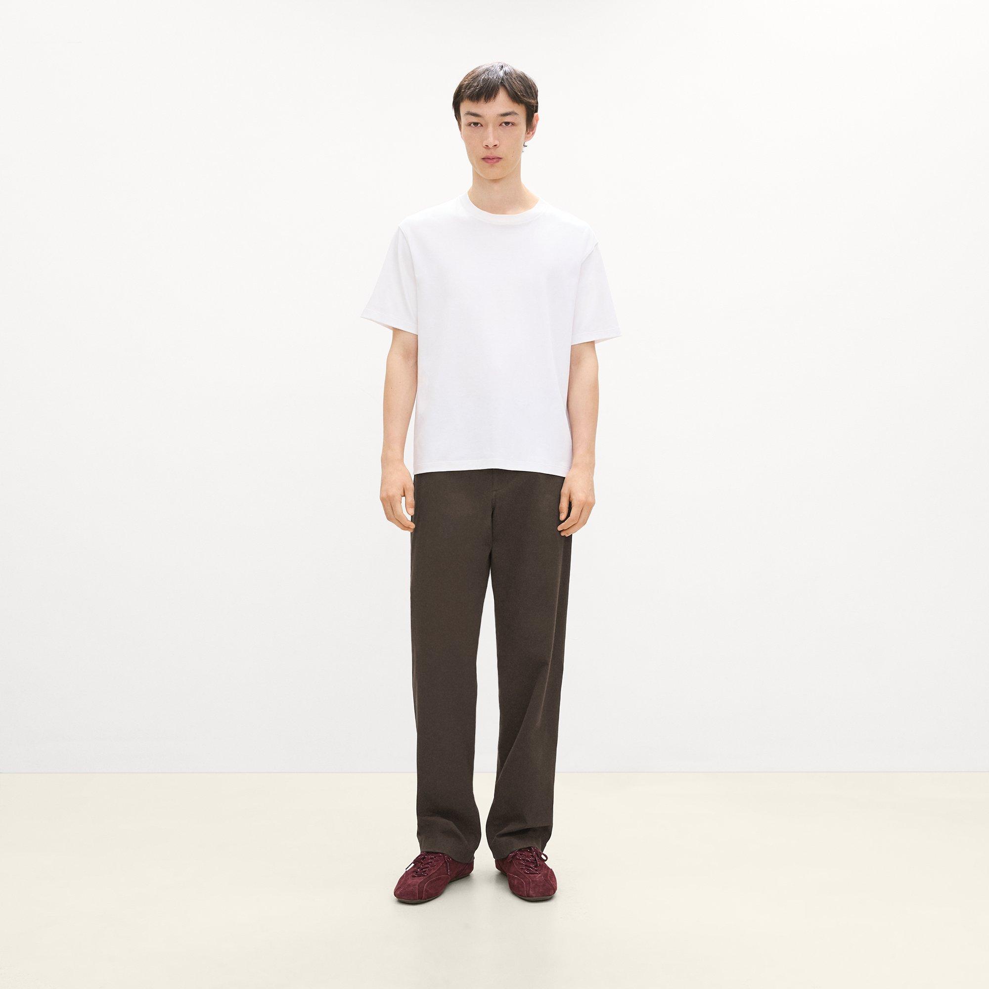 Stretch-Cotton Straight-Leg Chino Pants