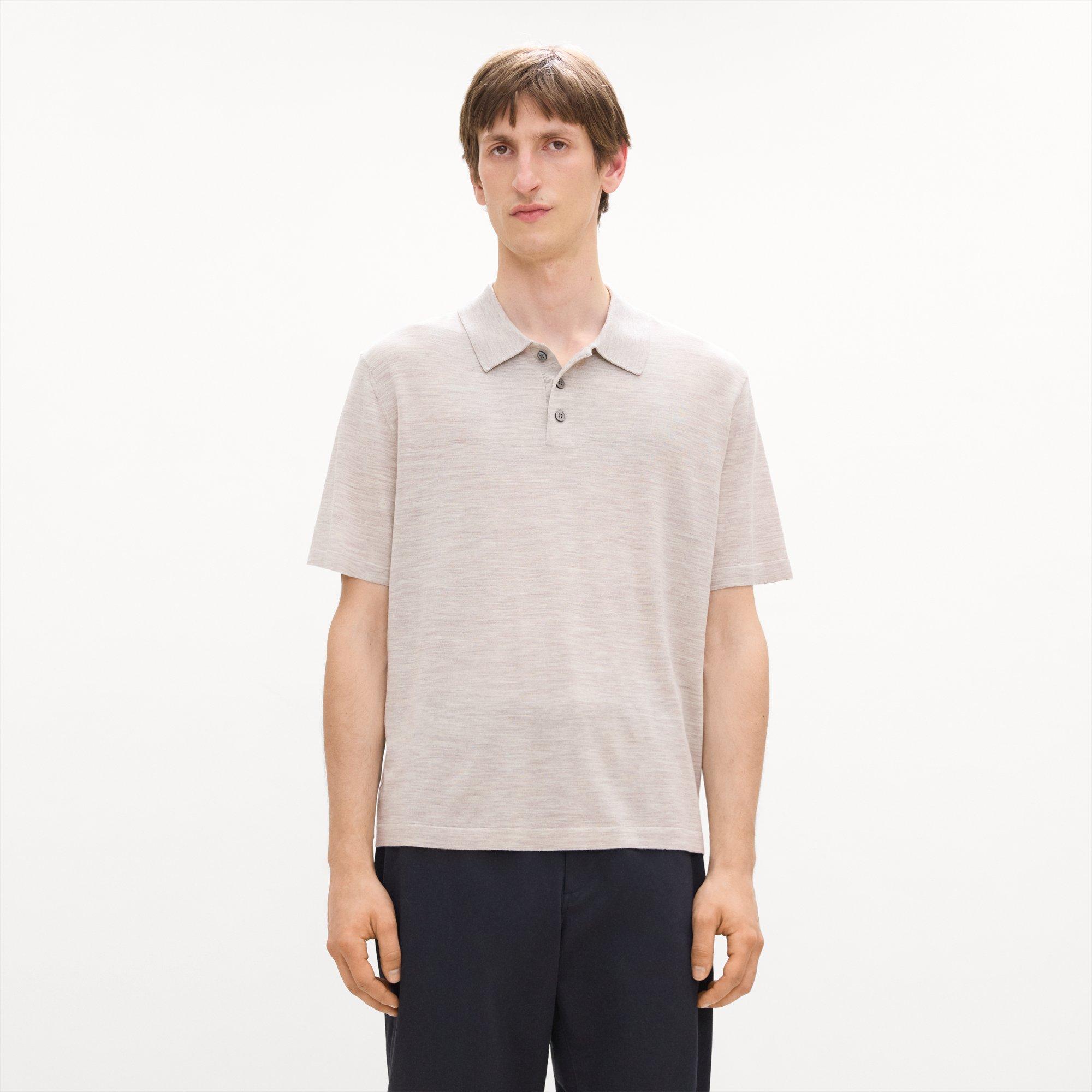 Relaxed Polo Shirt in Regal Wool