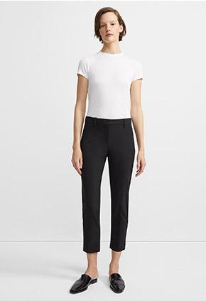 theory pants cropped pant womens