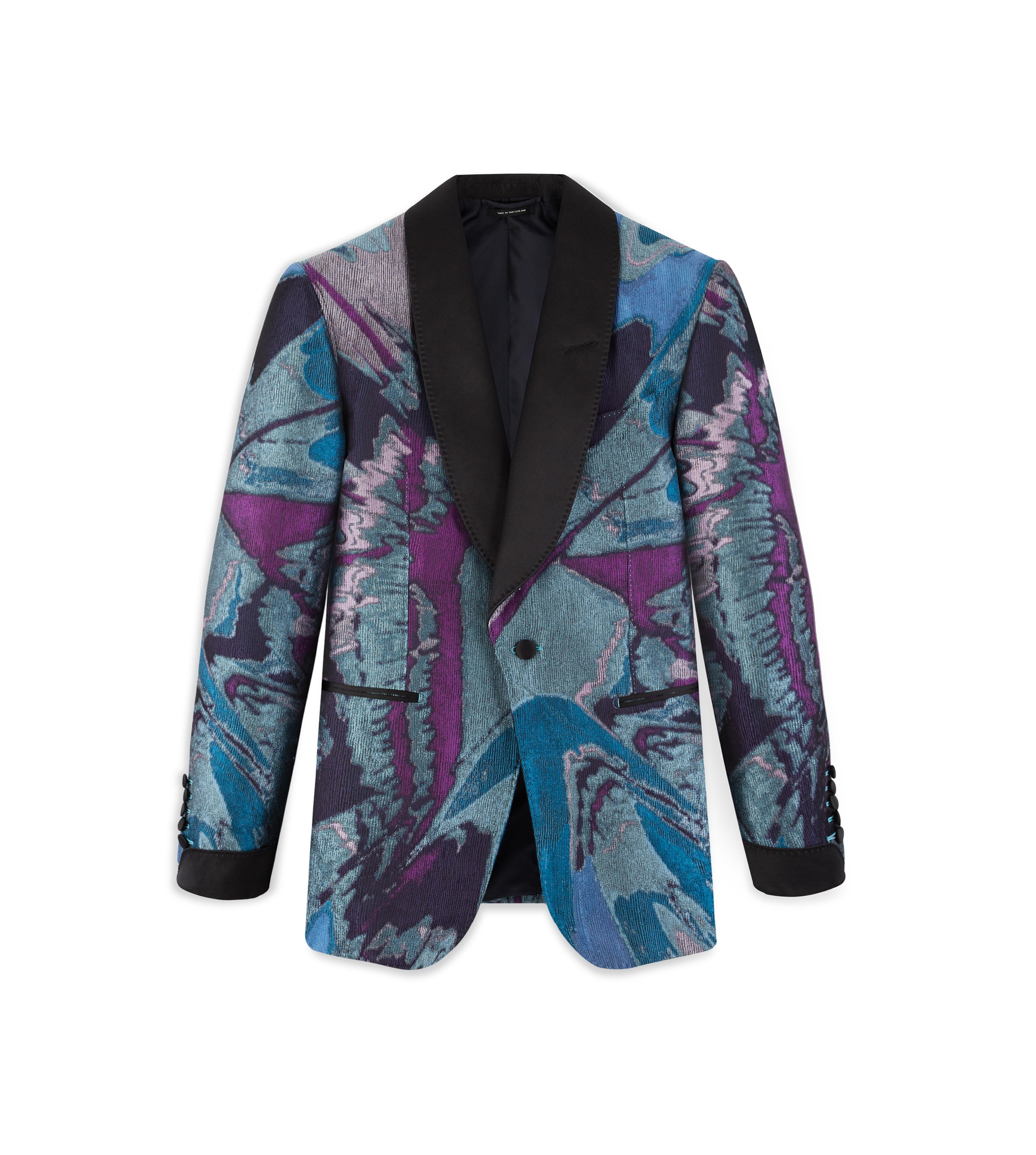 SPLASH JACQUARD SHELTON COCKTAIL JACKET