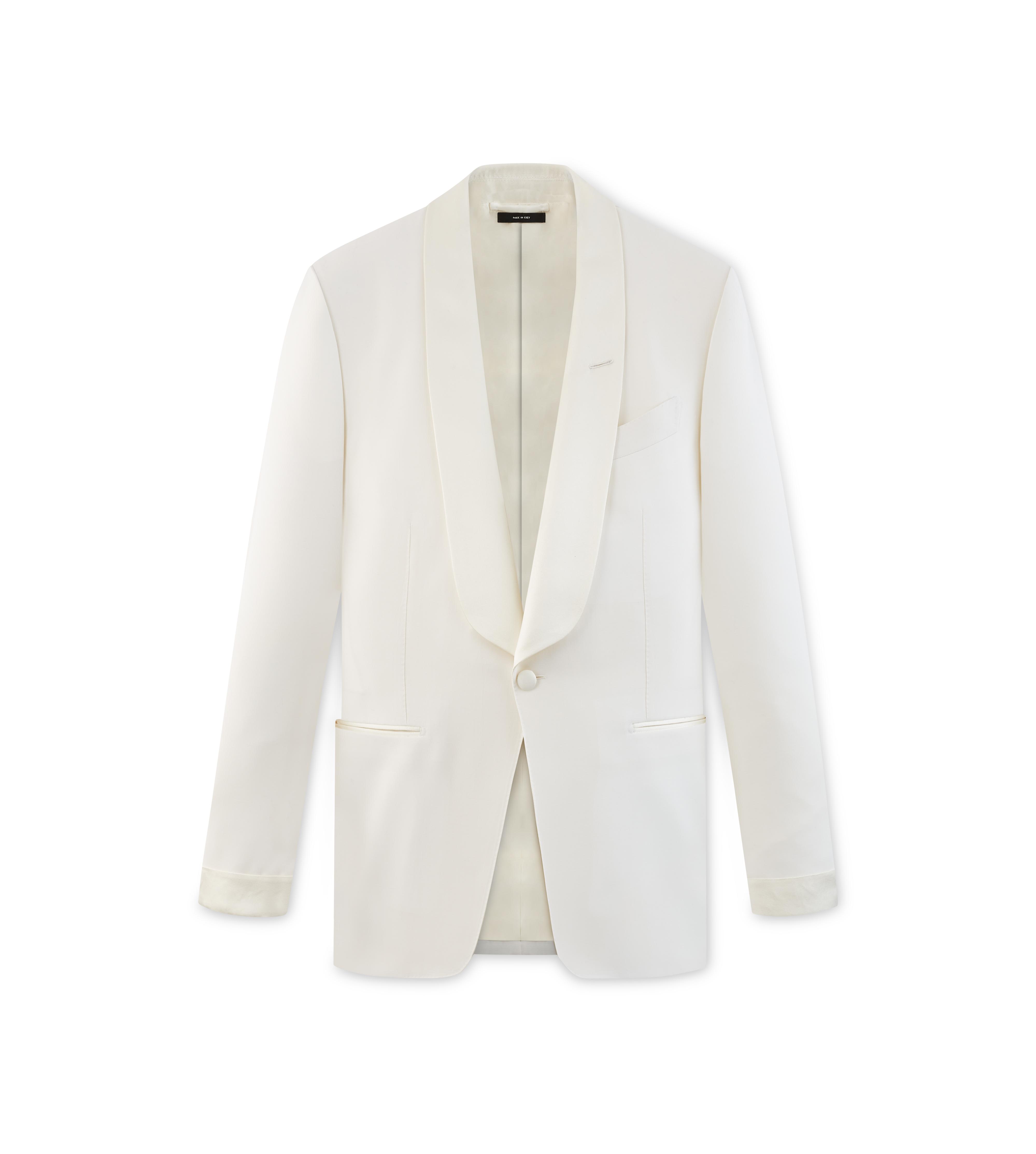 white evening jacket