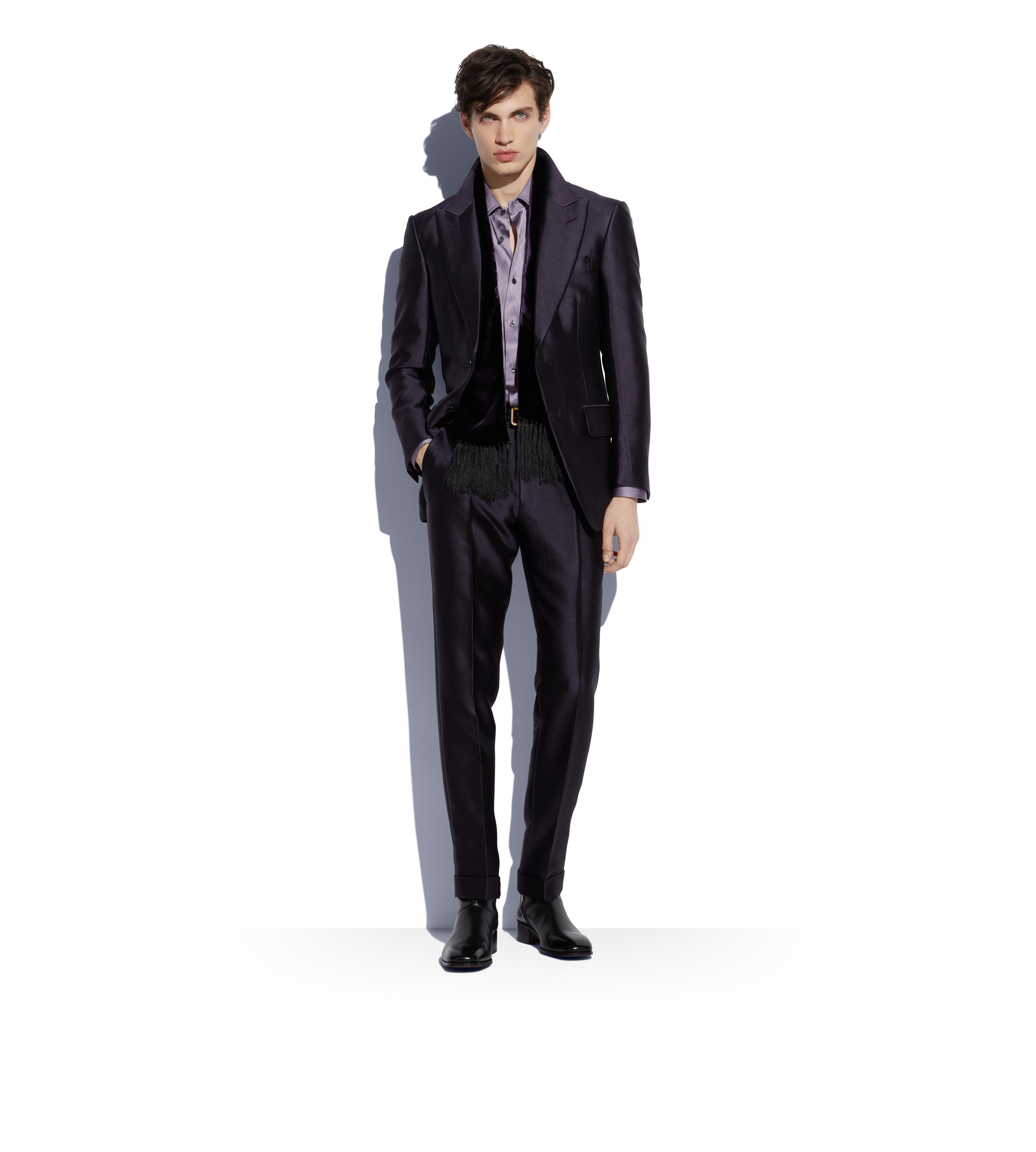 DRAPED MIKADO COOPER SUIT B thumbnail