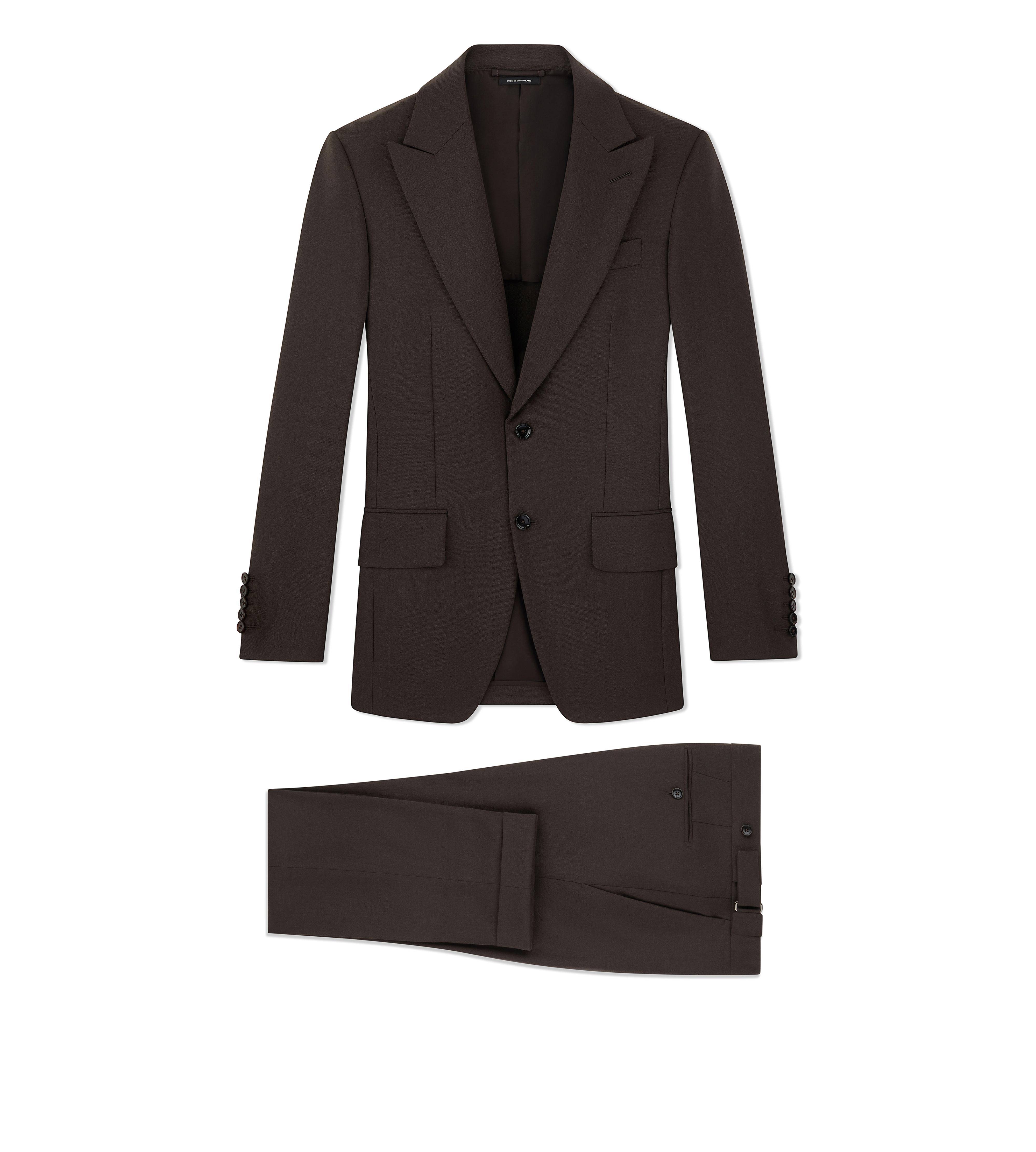 Tom Ford WOOL MOHAIR HOPSACK COOPER SUIT 