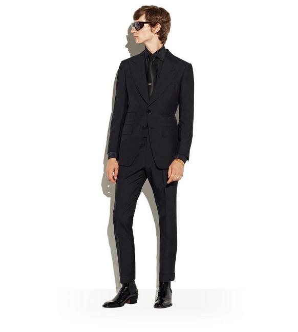 black silk shelton suit