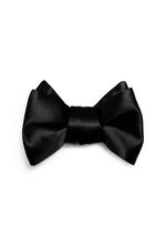 SATIN CLASSIC PRE-TIED EVENING BOW TIE A thumbnail