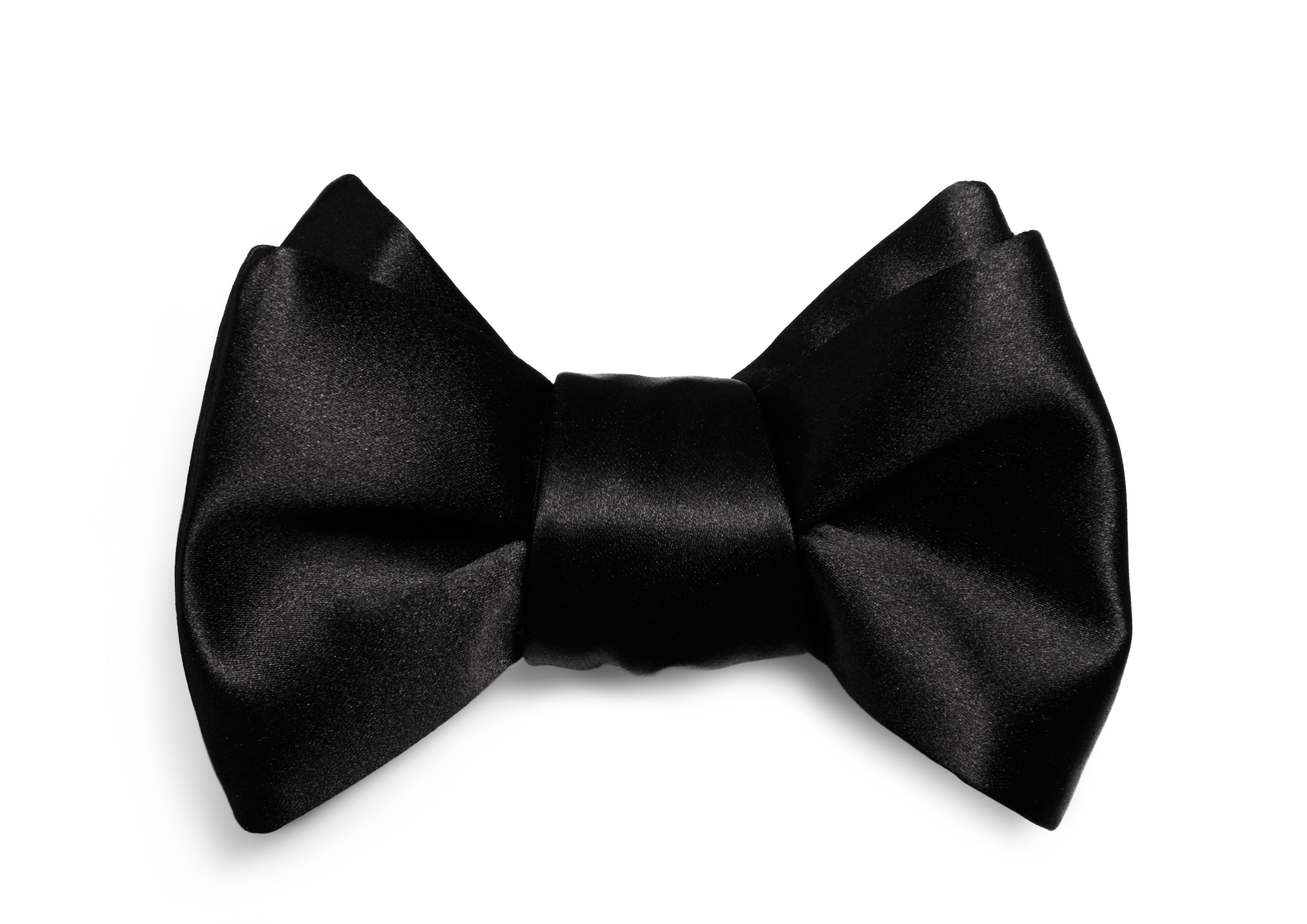 Tom Ford SATIN CLASSIC PRE-TIED EVENING BOW TIE - Men 
