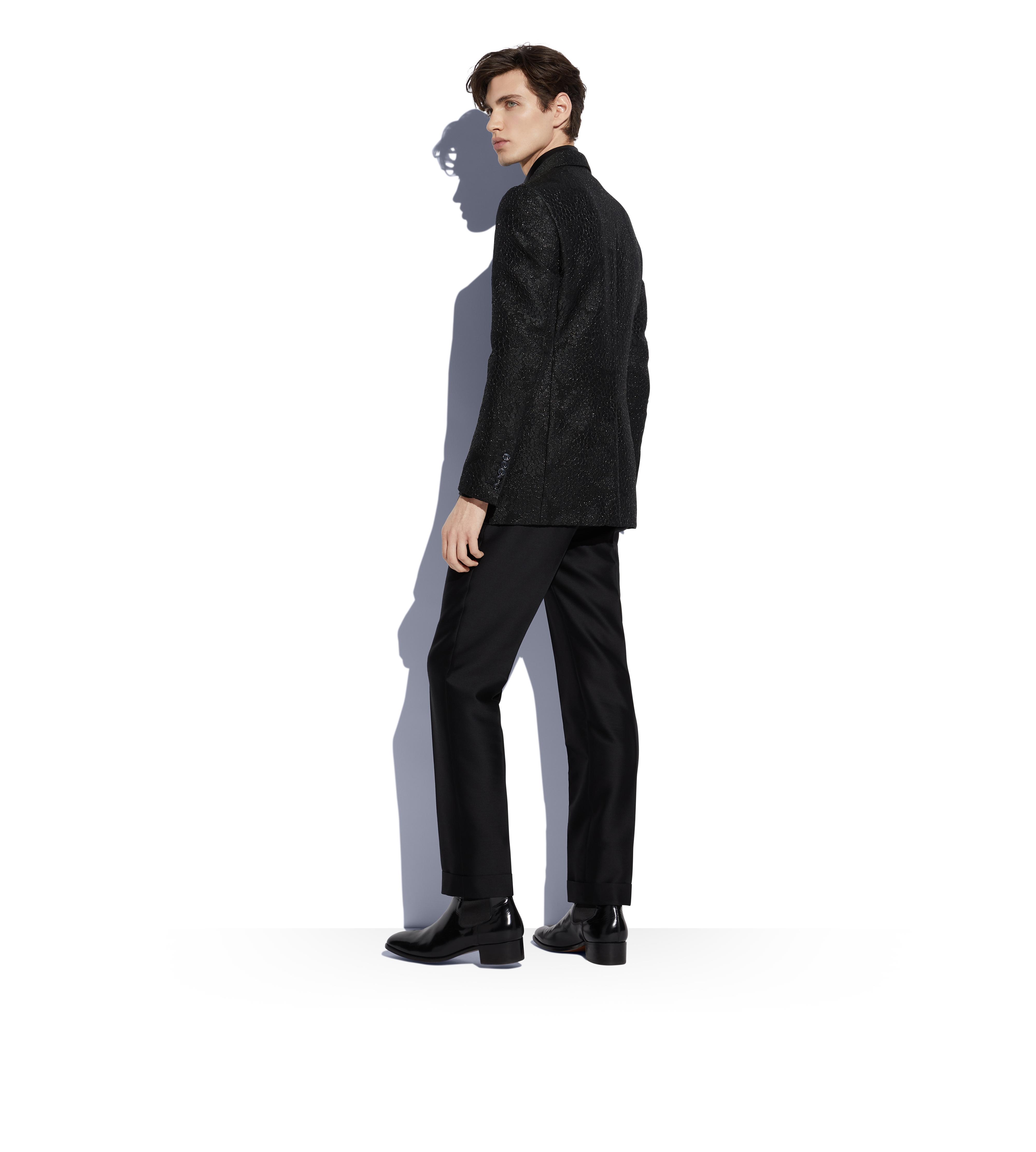 DRAPED MIKADO COOPER TROUSER C thumbnail