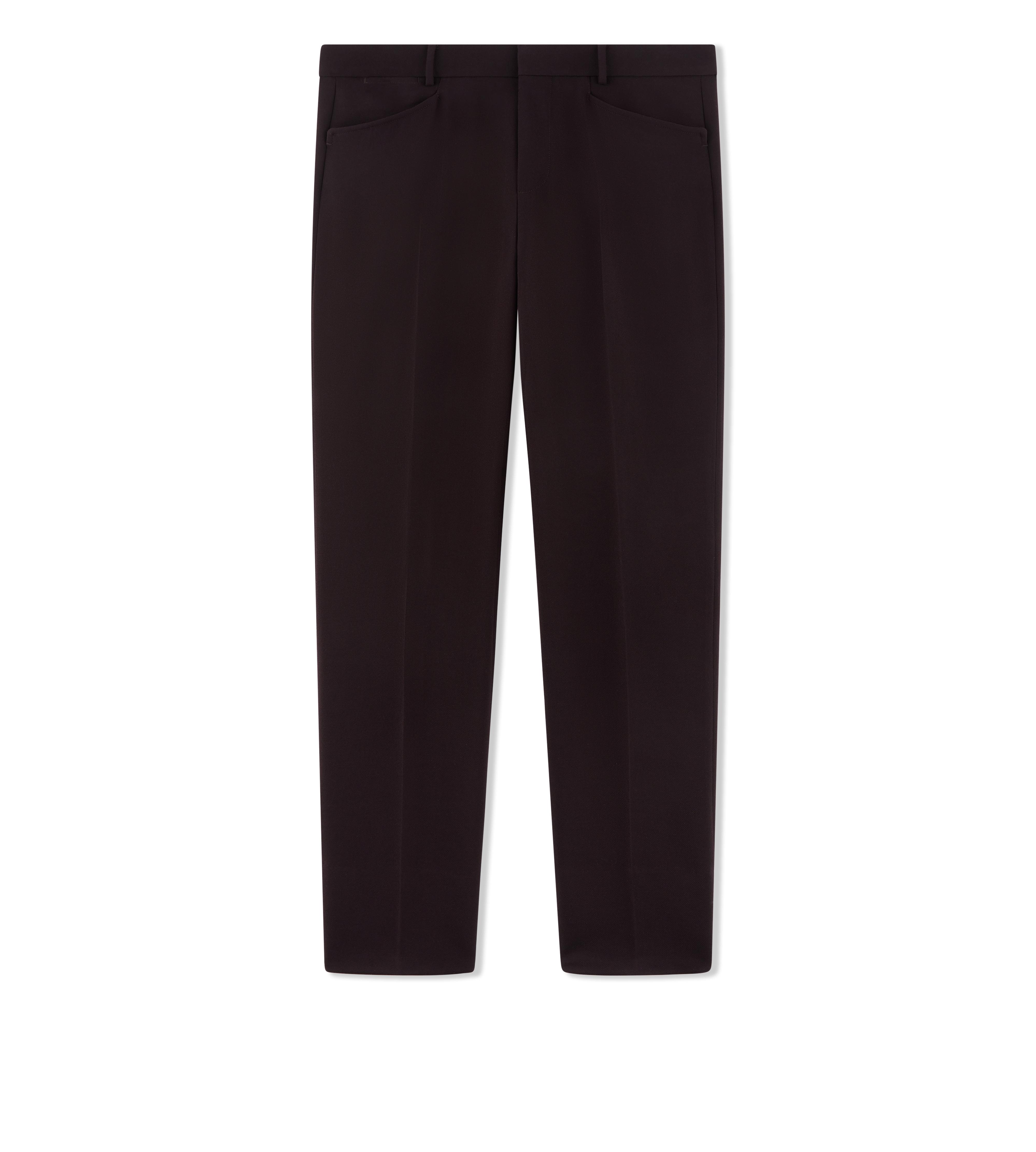WOOL MOHAIR TWILL ATTICUS TROUSER A thumbnail