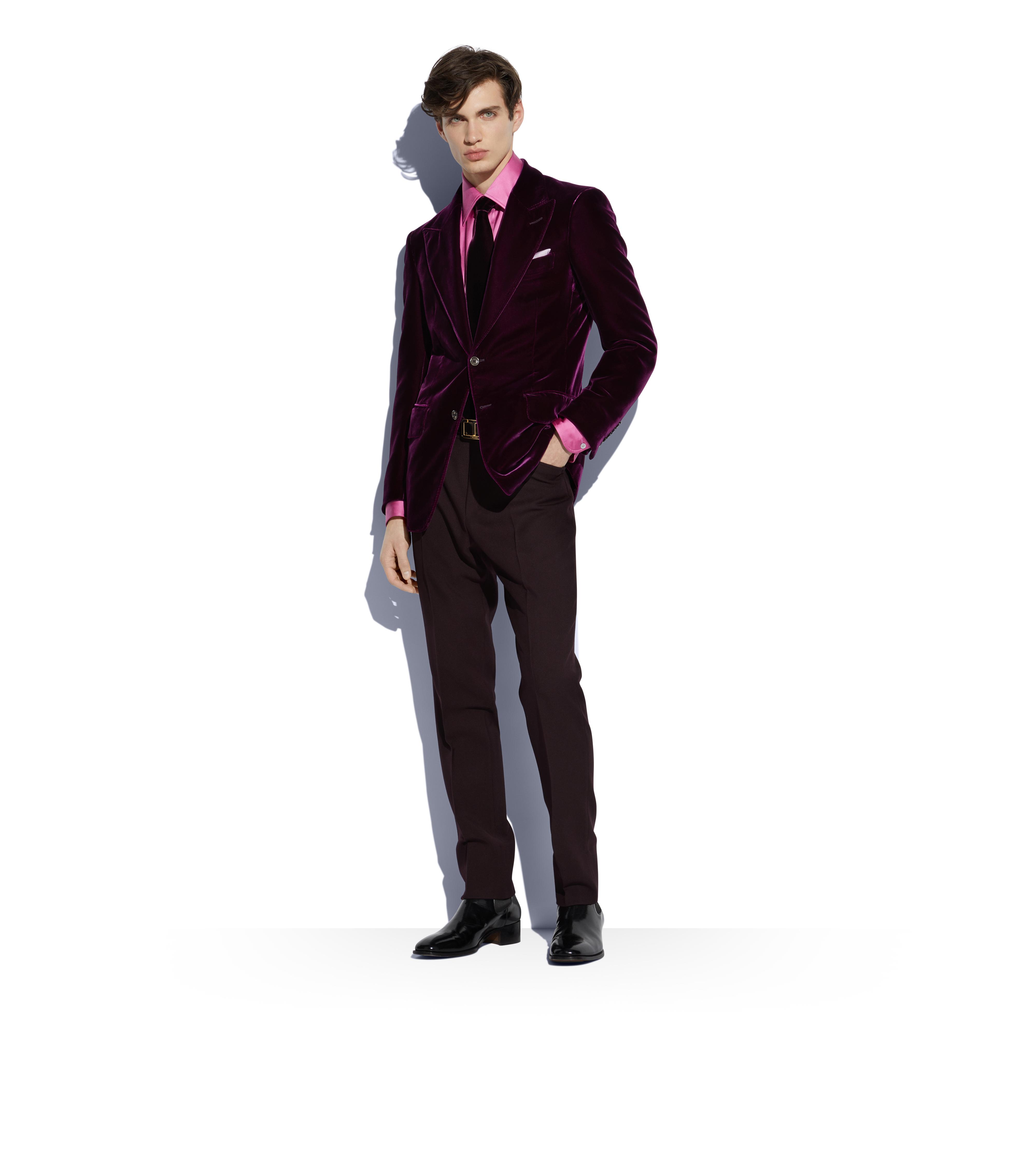 WOOL MOHAIR TWILL ATTICUS TROUSER B thumbnail